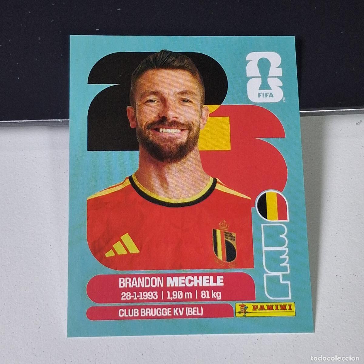 Cromos de F&uacute;tbol: A38 BEL6 BRANDON MECHELE 6 B&Eacute;LGICA BELGIUM BEL MUNDIAL FIFA WORLD CUP 2026 STICKER PANINI