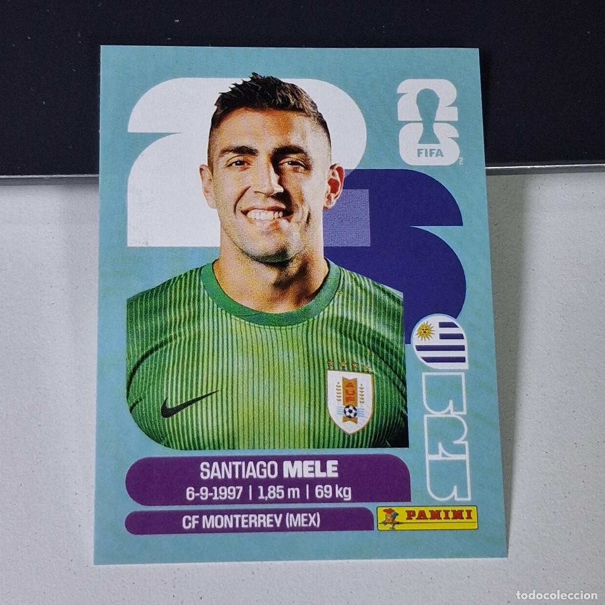 Cromos de F&uacute;tbol: A38 URU3 SANTIAGO MELE 3 URUGUAY URU MUNDIAL FIFA WORLD CUP 2026 STICKER PANINI
