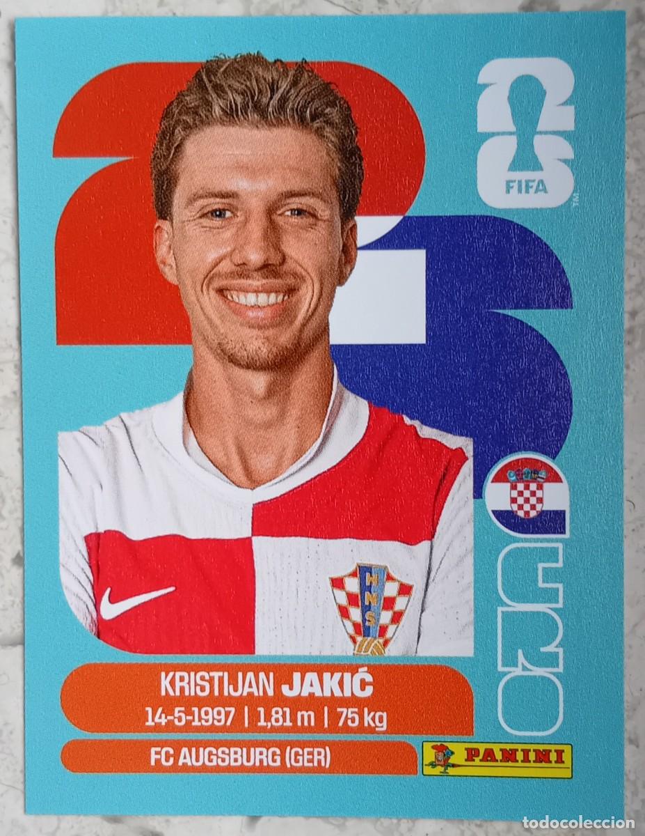 Cromos de F&uacute;tbol: Figurina Panini 2026 Cromo World Cup Usa Mundial 2026 Kristijan Jakic Croatia n CRO 8