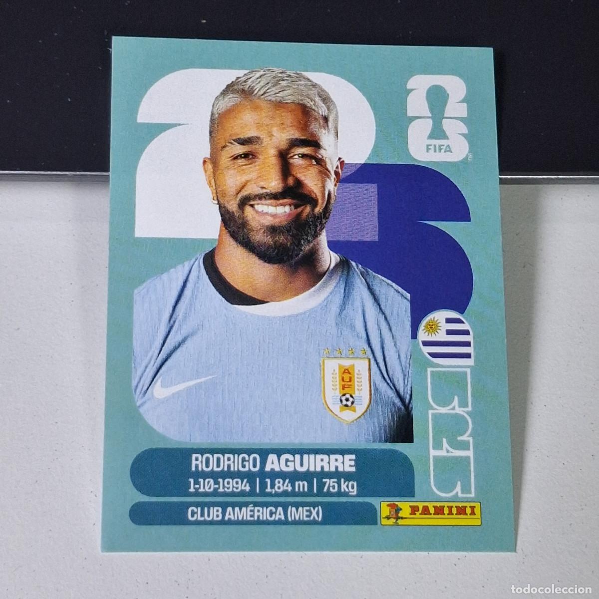 Fu&szlig;ball-Sticker: A38 URU19 RODRIGO AGUIRRE 19 URUGUAY URU MUNDIAL FIFA WORLD CUP 2026 STICKER PANINI