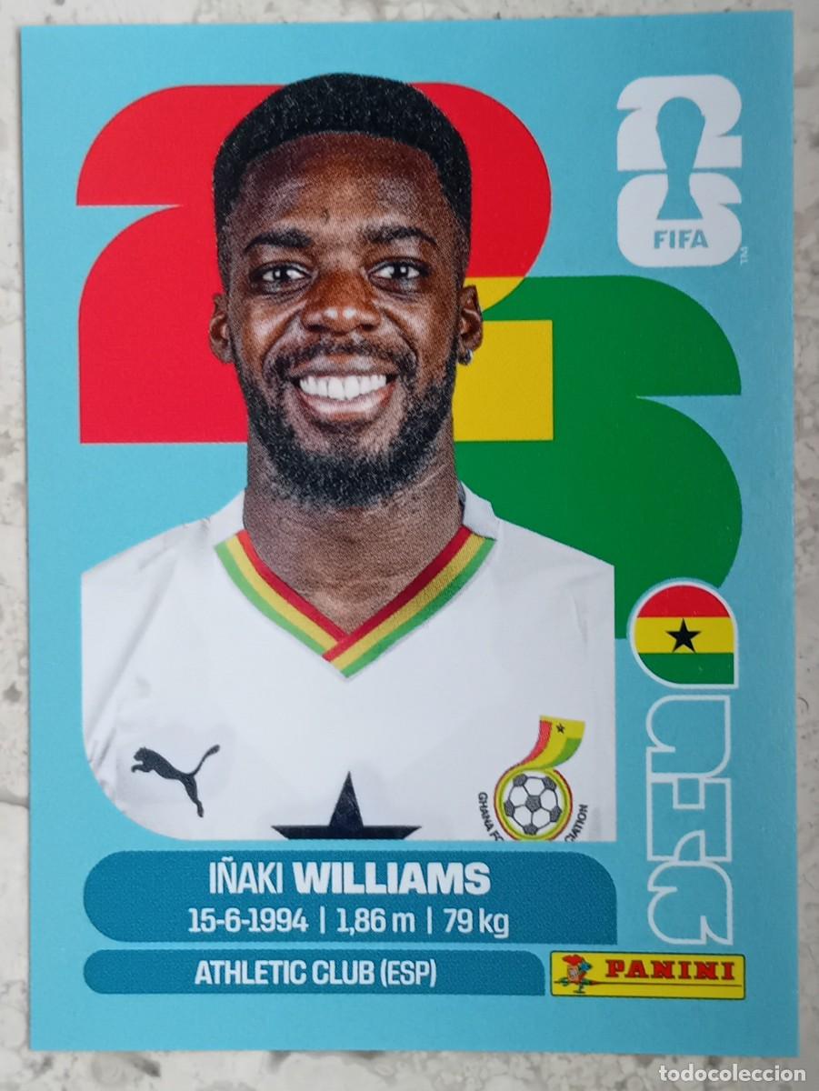 Fu&szlig;ball-Sticker: Figurina Panini 2026 Cromo World Cup Usa Mundial 2026 I&ntilde;aki Williams Ghana n GHA 15