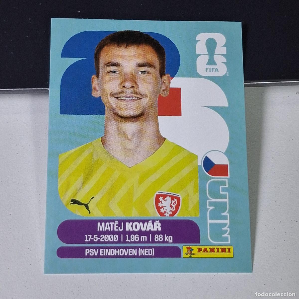 Fu&szlig;ball-Sticker: A38 CZE2 MATĚJ KOV&Aacute;Ř 2 REP&Uacute;BLICA CHECA CHEQUIA CZE MUNDIAL FIFA WORLD CUP 2026 STICKER PANINI