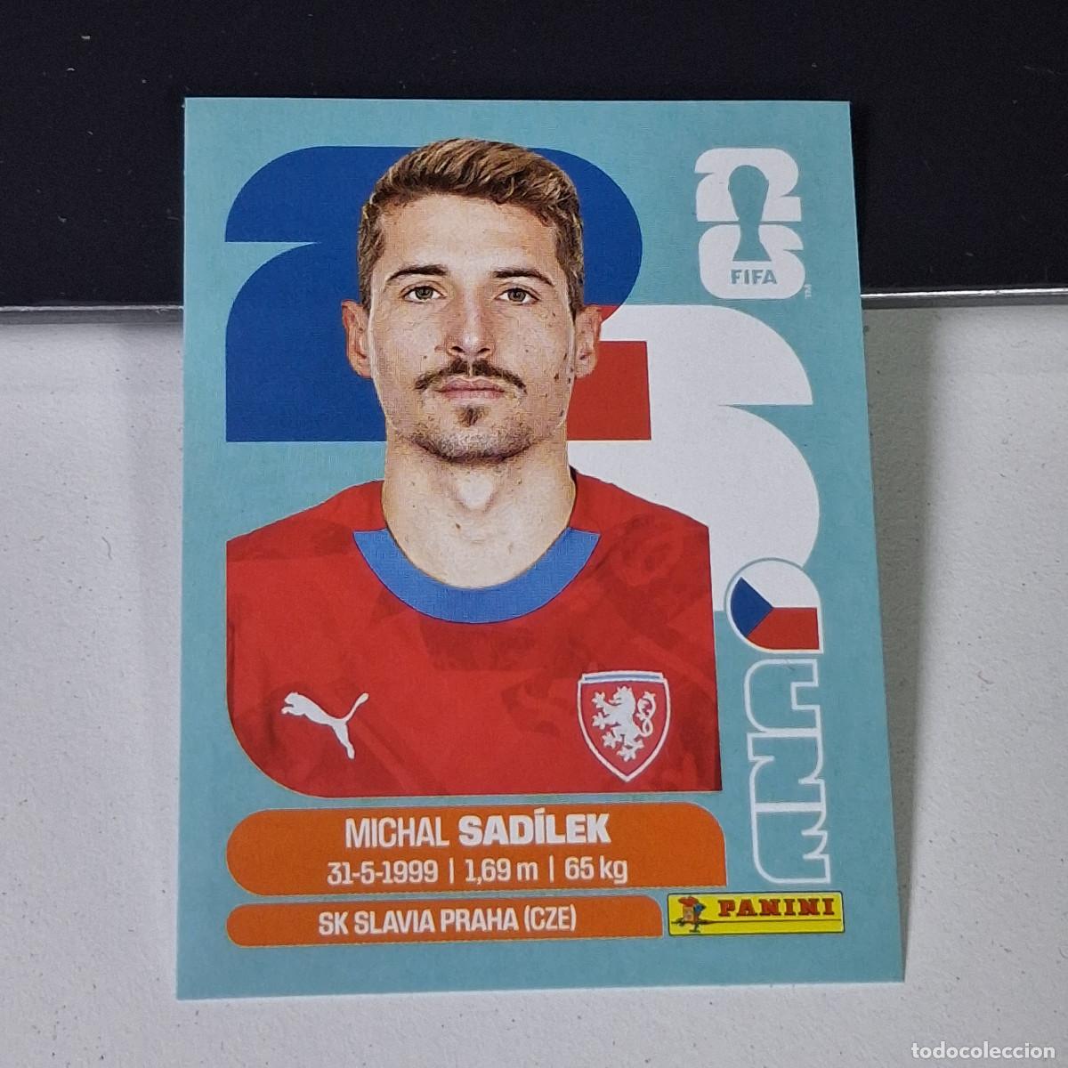 Fu&szlig;ball-Sticker: A38 CZE9 MICHAL SAD&Iacute;LEK 9 REP&Uacute;BLICA CHECA CHEQUIA CZE MUNDIAL FIFA WORLD CUP 2026 STICKER PANINI