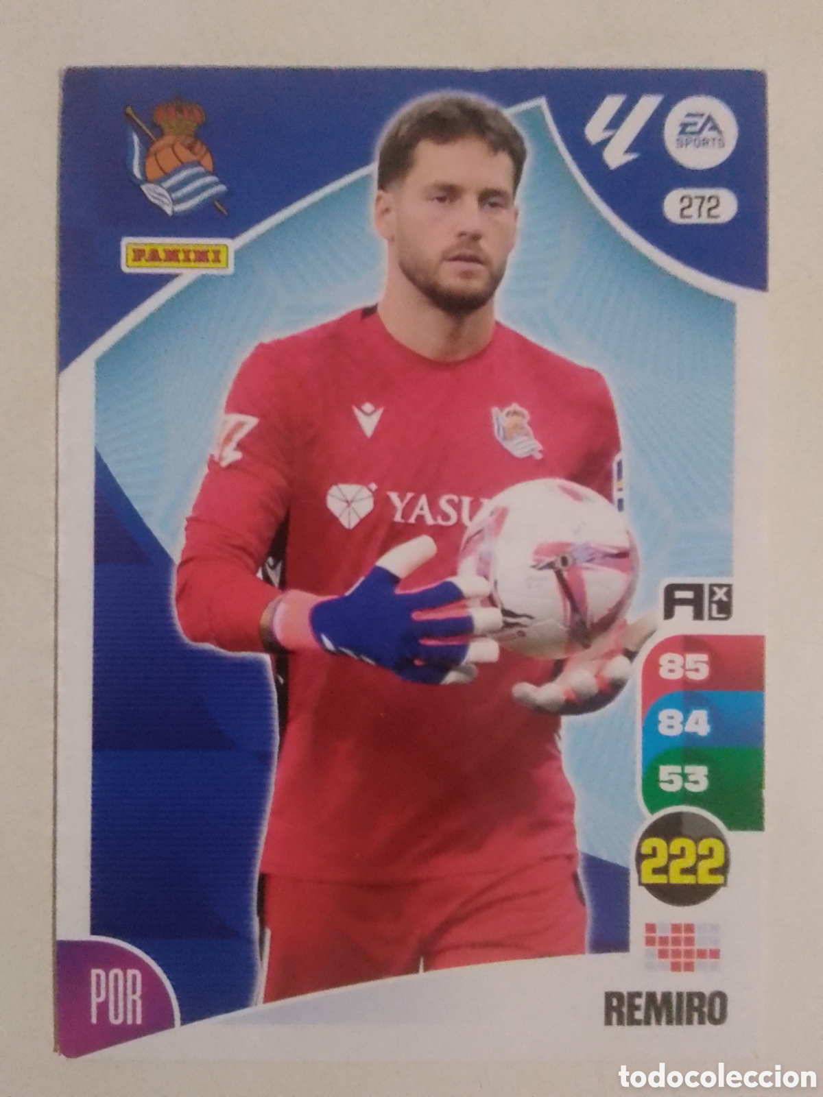 Fu&szlig;ball-Sticker: Adrenalyn XL 2024-25 n&deg; 272 Remiro &bull; Real Sociedad.