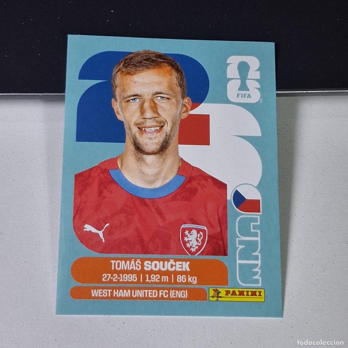 Fu&szlig;ball-Sticker: A38 CZE12 TOM&Aacute;&Scaron; SOUČEK 12 REP&Uacute;BLICA CHECA CHEQUIA CZE MUNDIAL FIFA WORLD CUP 2026 STICKER PANINI