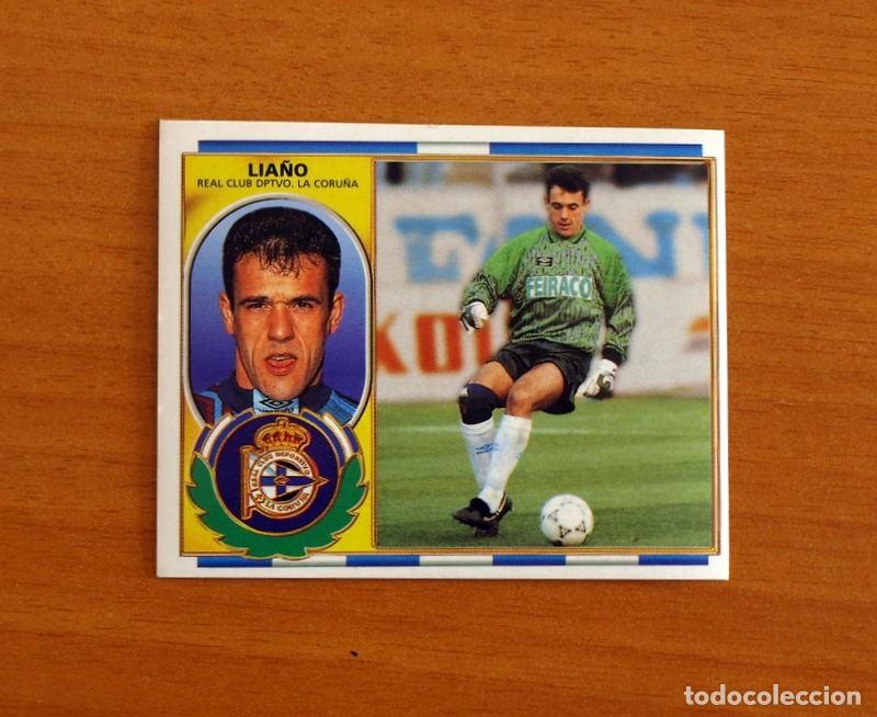 Fu&szlig;ball-Sticker: Deportivo La Coru&ntilde;a - Lia&ntilde;o - Baja - Ediciones Este Liga 1996-97, 96-97 - Nunca Pegado