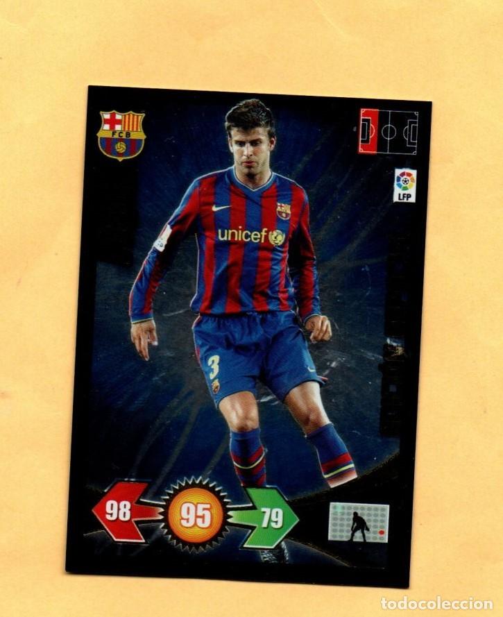 Fu&szlig;ball-Sticker: ADRENALYN XL 2009-2010 PIQUE EDICION ESPECIAL LIGA 09/10 FC.BARCELONA MUY BIEN CONSERVADO