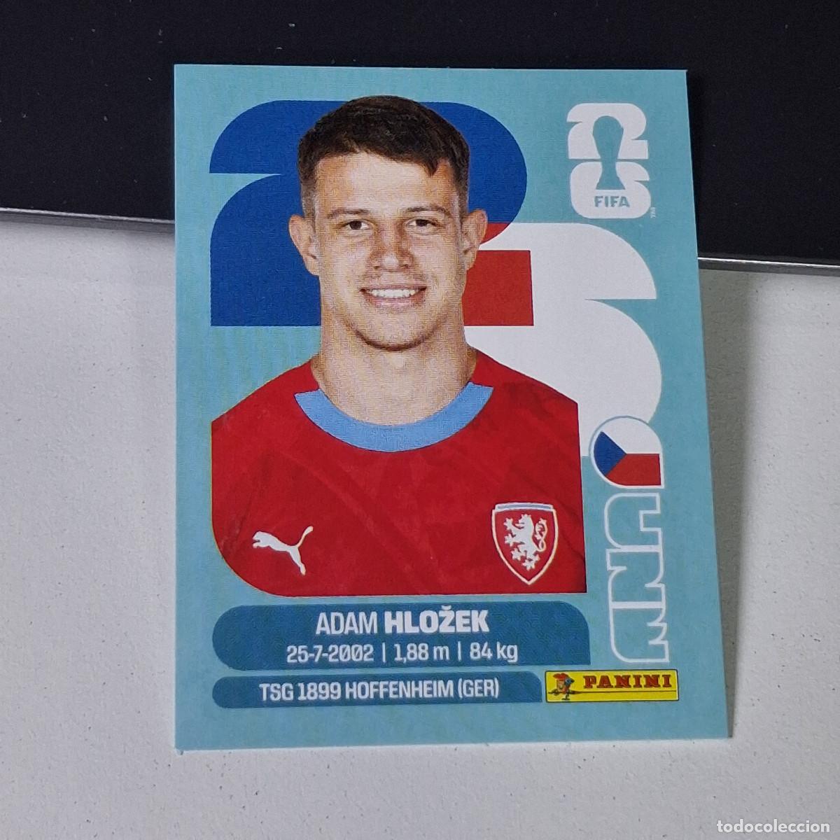 Fu&szlig;ball-Sticker: A38 CZE19 CZE 19 HLOZEK ADAM REP&Uacute;BLICA CHECA CHEQUIA CZE MUNDIAL FIFA WORLD CUP 2026 STICKER PANINI