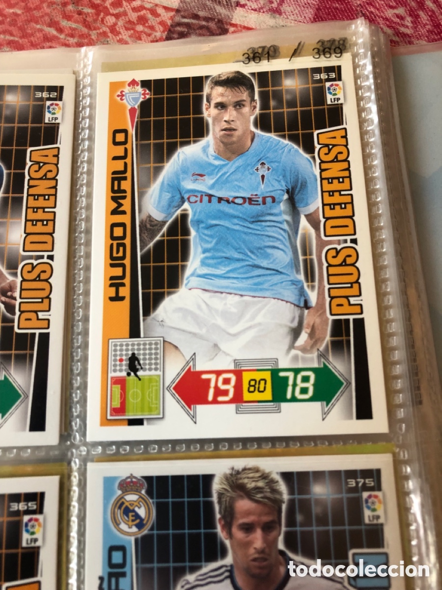 Fu&szlig;ball-Sticker: Adrenalyn 2012 2013 plus defensa Hugo mallo 363 celta