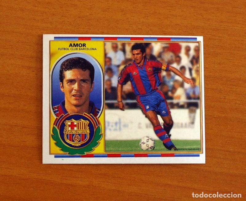 Cromos de F&uacute;tbol: F&uacute;tbol Club Barcelona - Amor - Ediciones Este Liga 1996-1997, 96-97 - Nunca Pegado