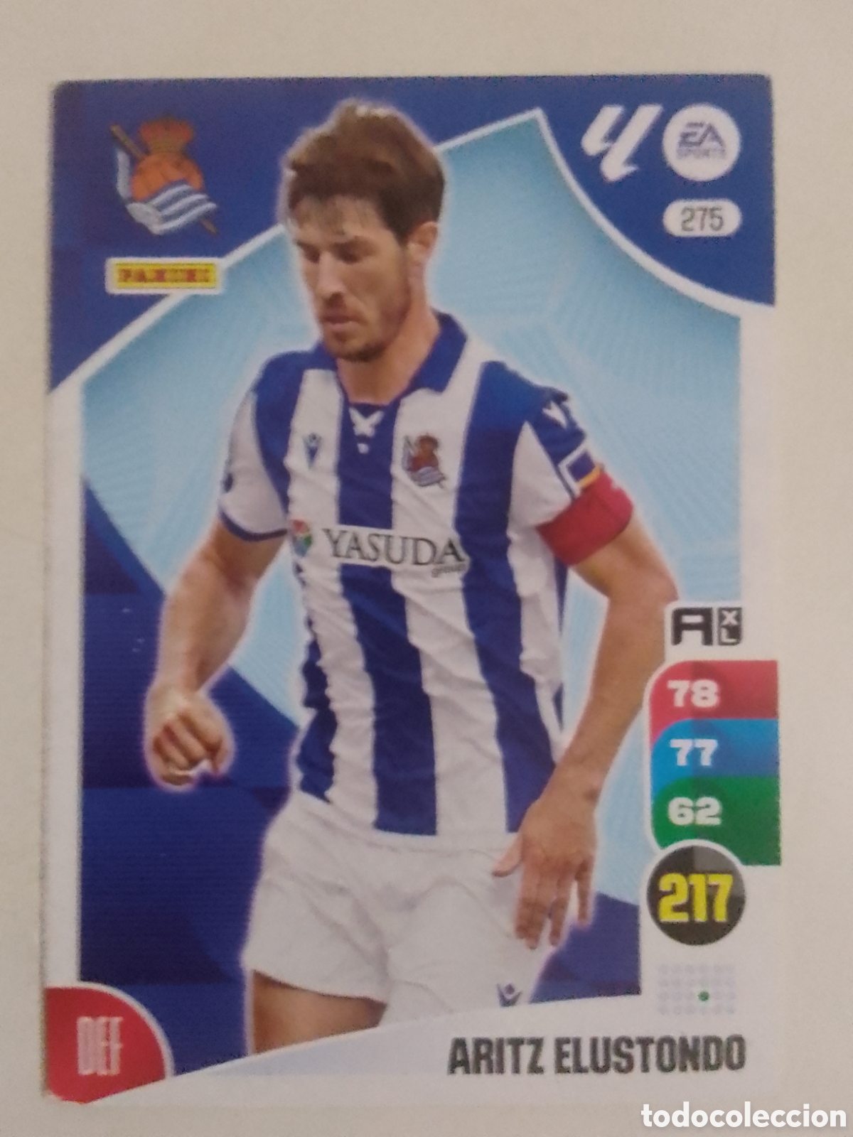 Cromos de F&uacute;tbol: Adrenalyn XL 2024-25 n&deg; 275 Aritz Elustondo &bull; Real Sociedad.