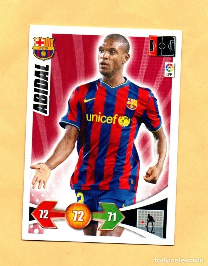 Cromos de F&uacute;tbol: ADRENALYN XL 2009-2010 ABIDAL LIGA 09/10 FC.BARCELONA