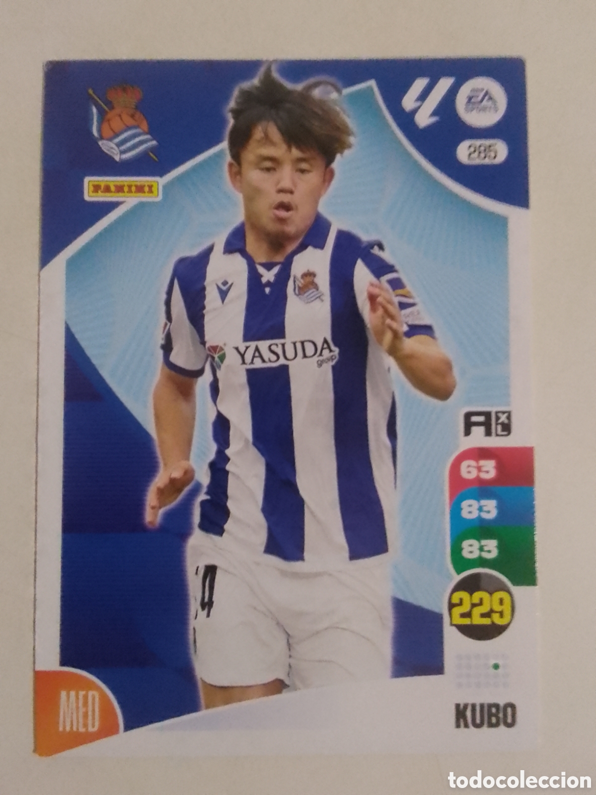 Cromos de F&uacute;tbol: Adrenalyn XL 2024-25 n&deg; 285 Kubo &bull; Real Sociedad.