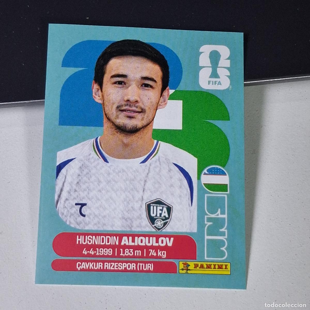 Cromos de F&uacute;tbol: A38 UZB6 HUSNIDDIN ALIQULOV 6 UZBEKIST&Aacute;N UZB MUNDIAL FIFA WORLD CUP 2026 STICKER PANINI