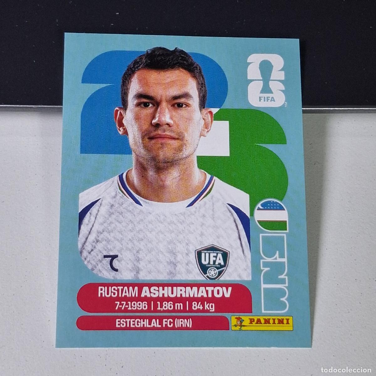 Cromos de F&uacute;tbol: A38 UZB7 RUSTAMJON ASHURMATOV 7 UZBEKIST&Aacute;N UZB MUNDIAL FIFA WORLD CUP 2026 STICKER PANINI