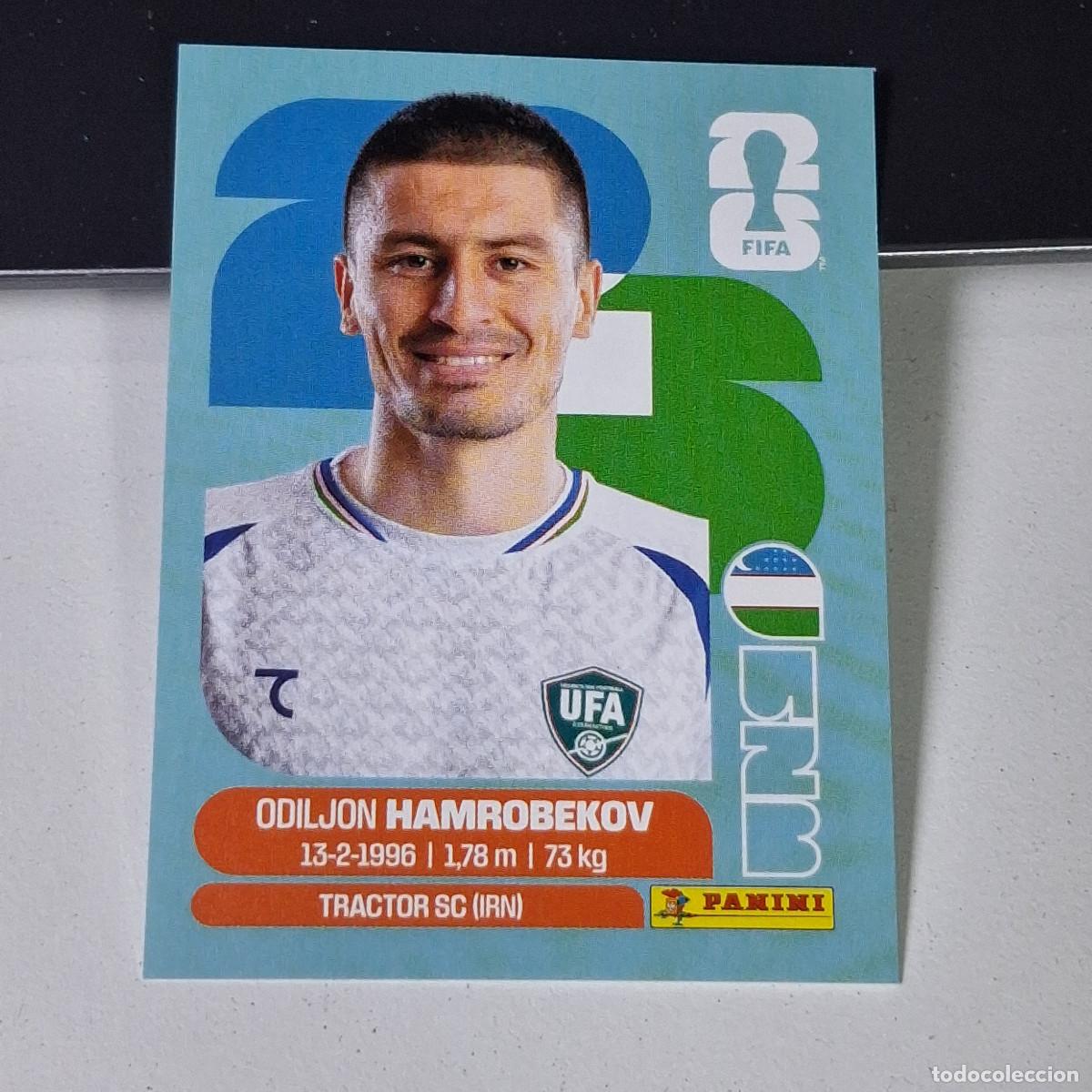 Cromos de F&uacute;tbol: A38 UZB10 ODILJON HAMROBEKOV 10 UZBEKIST&Aacute;N UZB MUNDIAL FIFA WORLD CUP 2026 STICKER PANINI