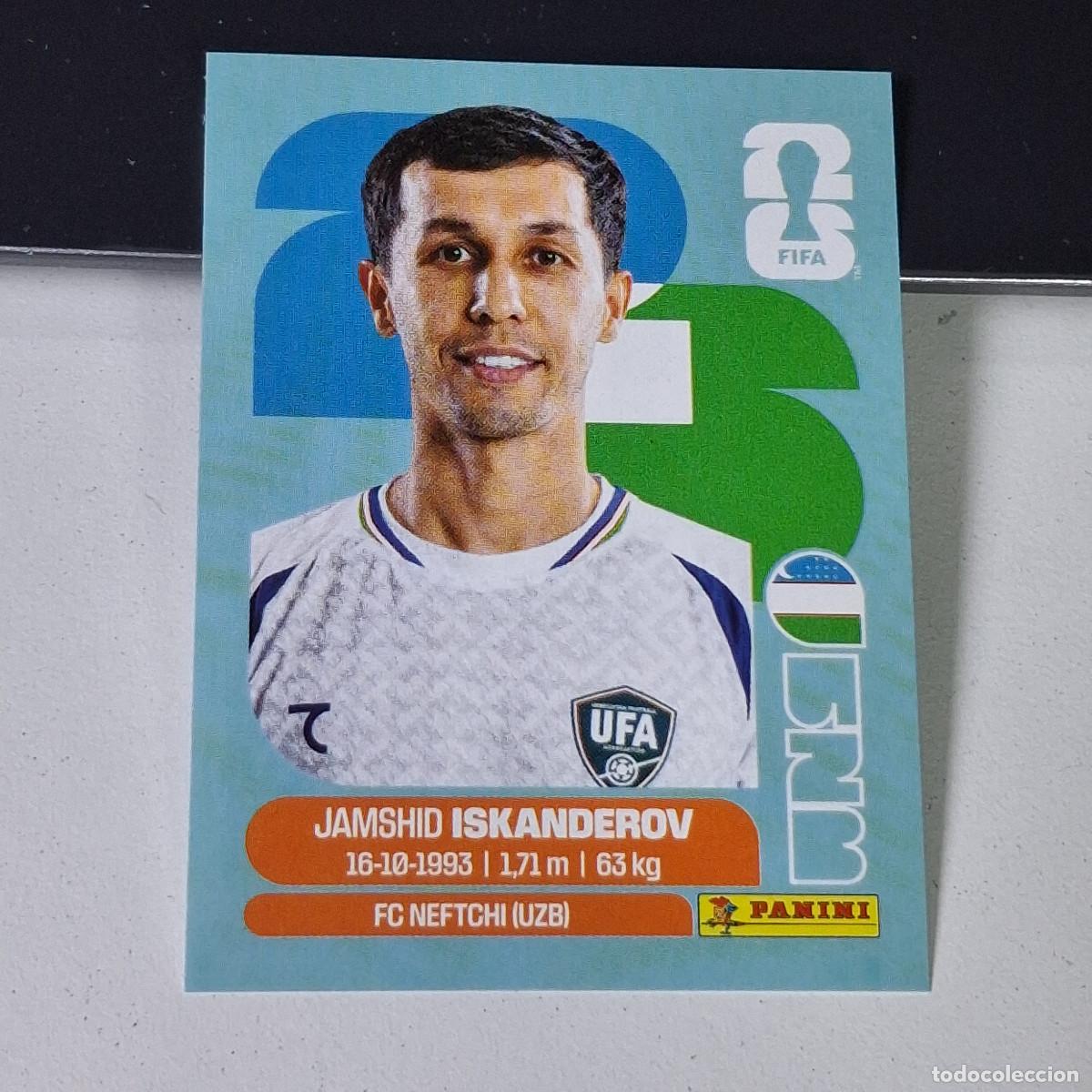 Cromos de F&uacute;tbol: A38 UZB12 JAMSHID ISKANDEROV 12 UZBEKIST&Aacute;N UZB MUNDIAL FIFA WORLD CUP 2026 STICKER PANINI