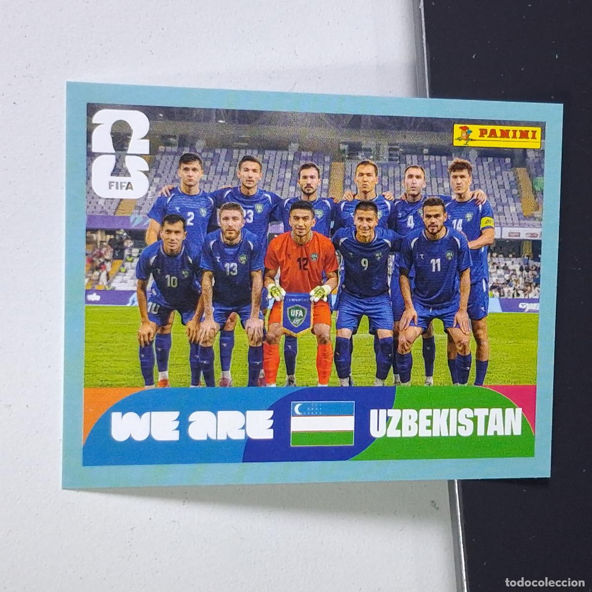 Cromos de F&uacute;tbol: A38 UZB13 PLANTILLA 13 UZBEKIST&Aacute;N EQUIPO UZBEKIST&Aacute;N UZB MUNDIAL FIFA WORLD CUP 2026 STICKER PANINI