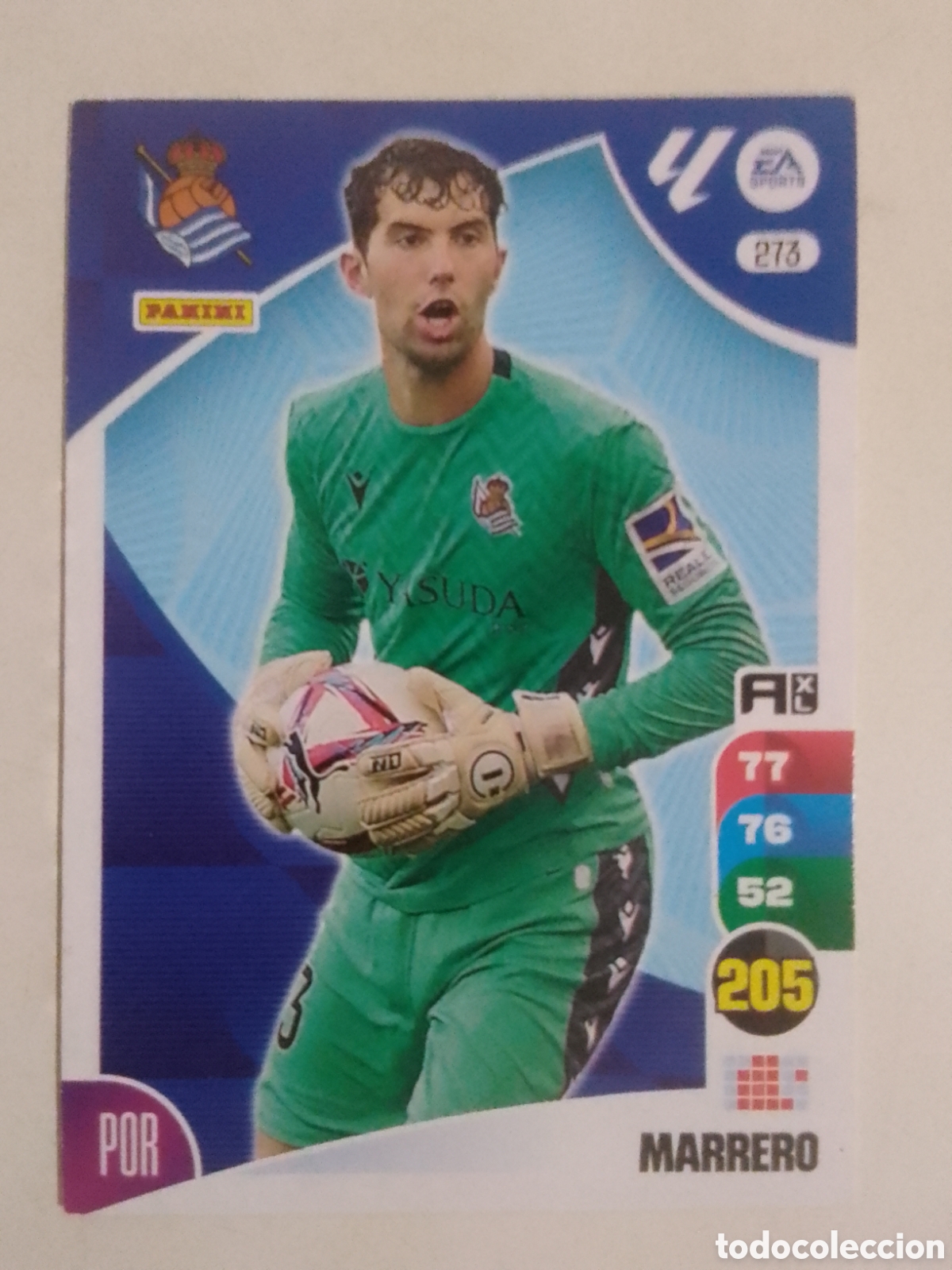 Cromos de F&uacute;tbol: Adrenalyn XL 2024-25 n&deg; 273 Marrero &bull; Real Sociedad.