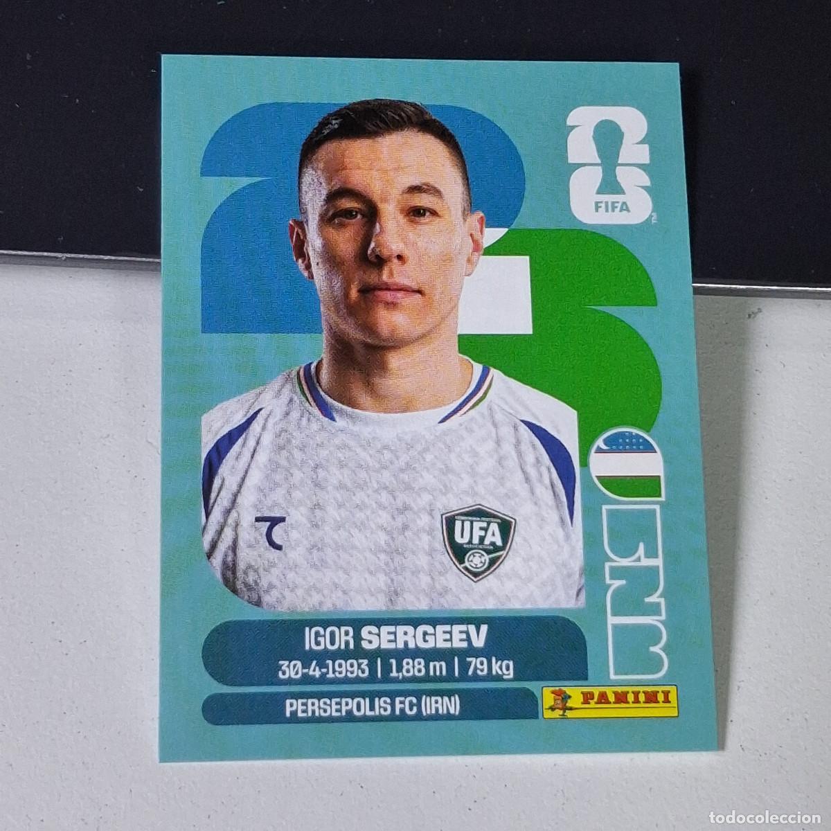 Cromos de F&uacute;tbol: A38 UZB19 IGOR SERGEEV 19 UZBEKIST&Aacute;N UZB MUNDIAL FIFA WORLD CUP 2026 STICKER PANINI