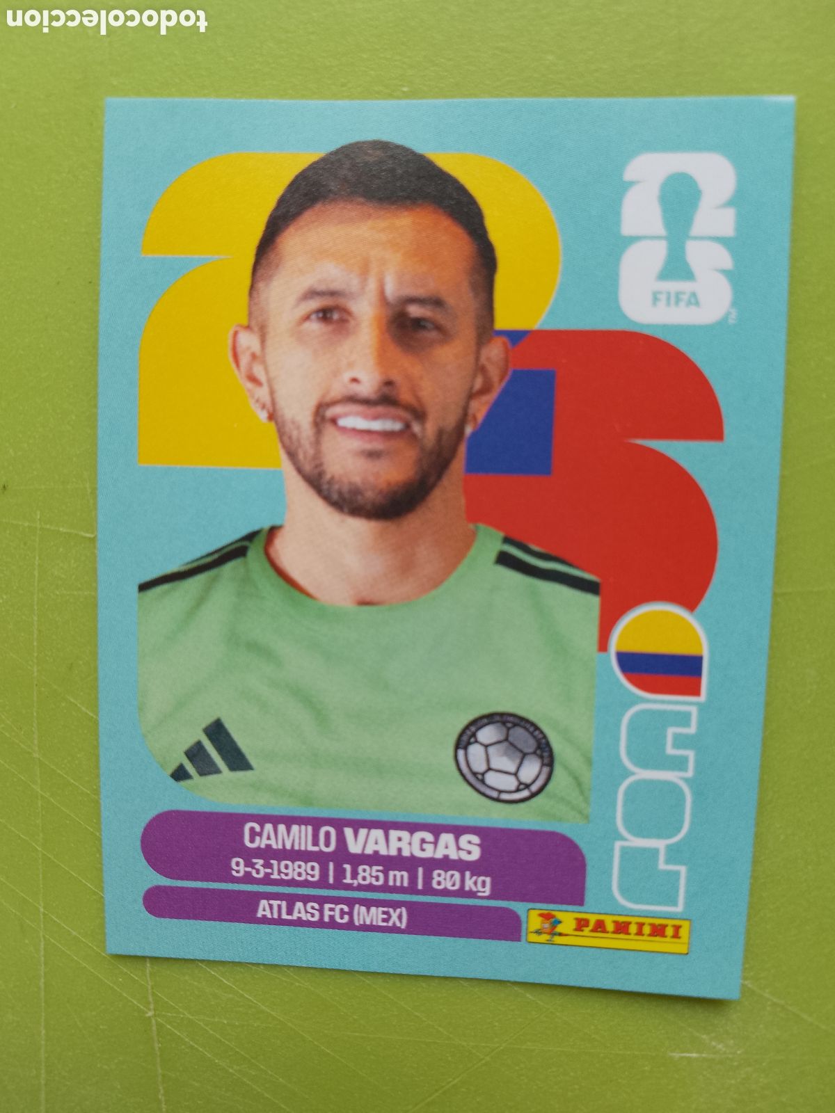 Cromos de F&uacute;tbol: COL 2 CAMILO VARGAS -COLOMBIA -FIFA WORLD CUP 2026-MUNDIAL FUTBOL.STICKER PANINI COL2