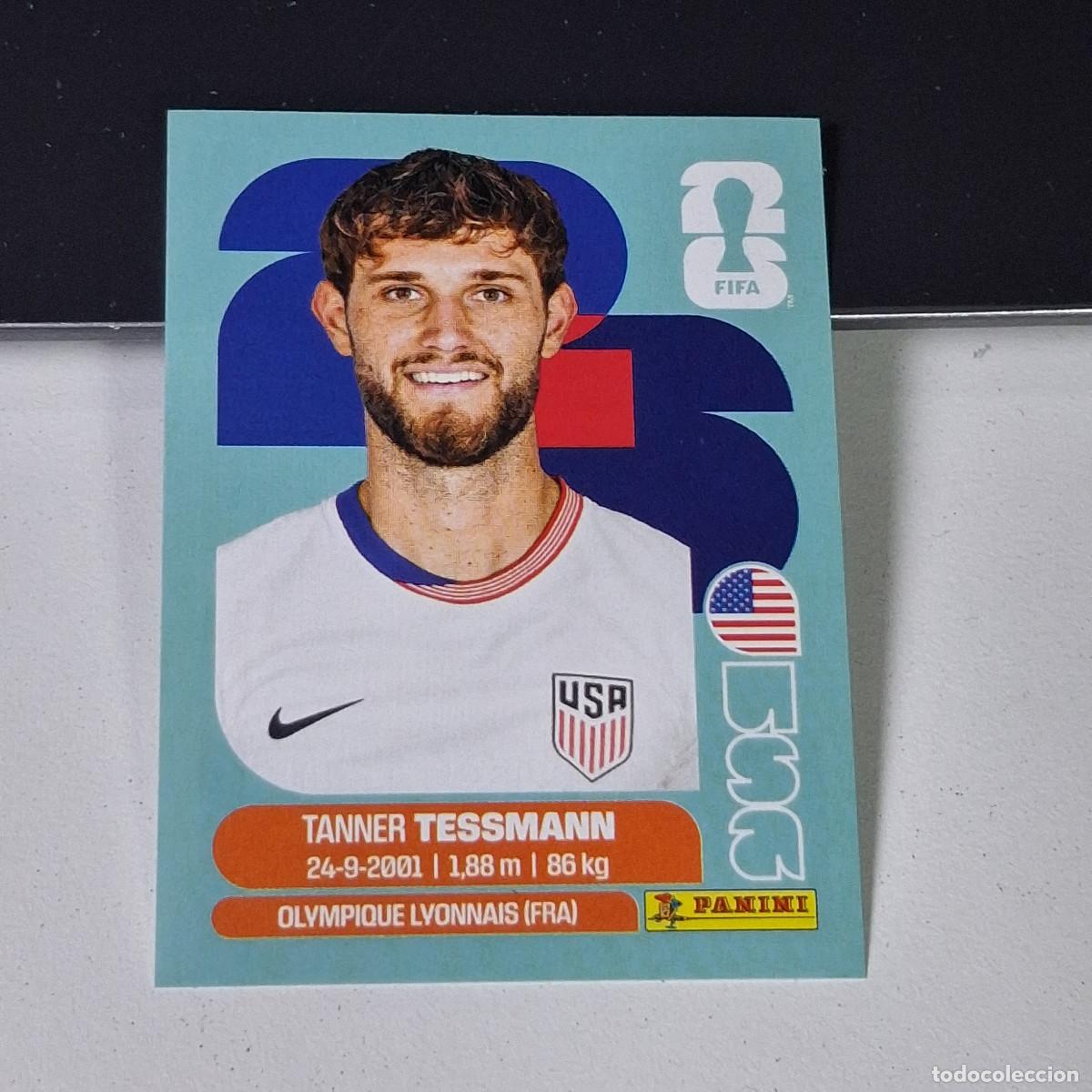 Cromos de F&uacute;tbol: A38 USA9 TANNER TESSMANN 9 ESTADOS UNIDOS USA MUNDIAL FIFA WORLD CUP 2026 STICKER PANINI