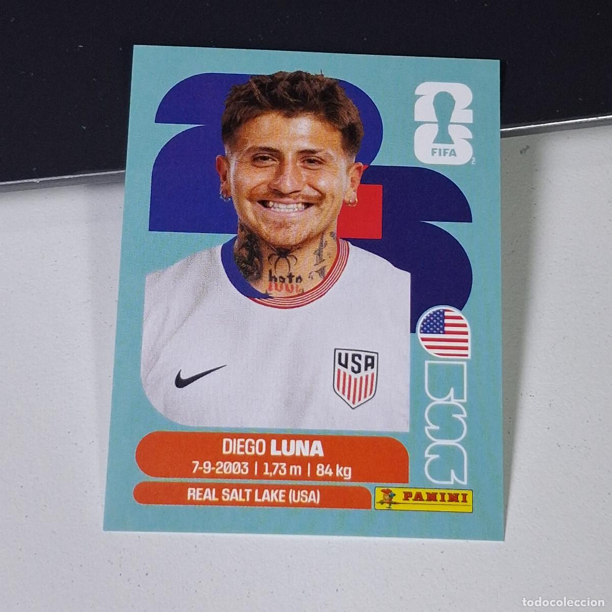 Cromos de F&uacute;tbol: A38 USA14 DIEGO LUNA 14 ESTADOS UNIDOS USA MUNDIAL FIFA WORLD CUP 2026 STICKER PANINI