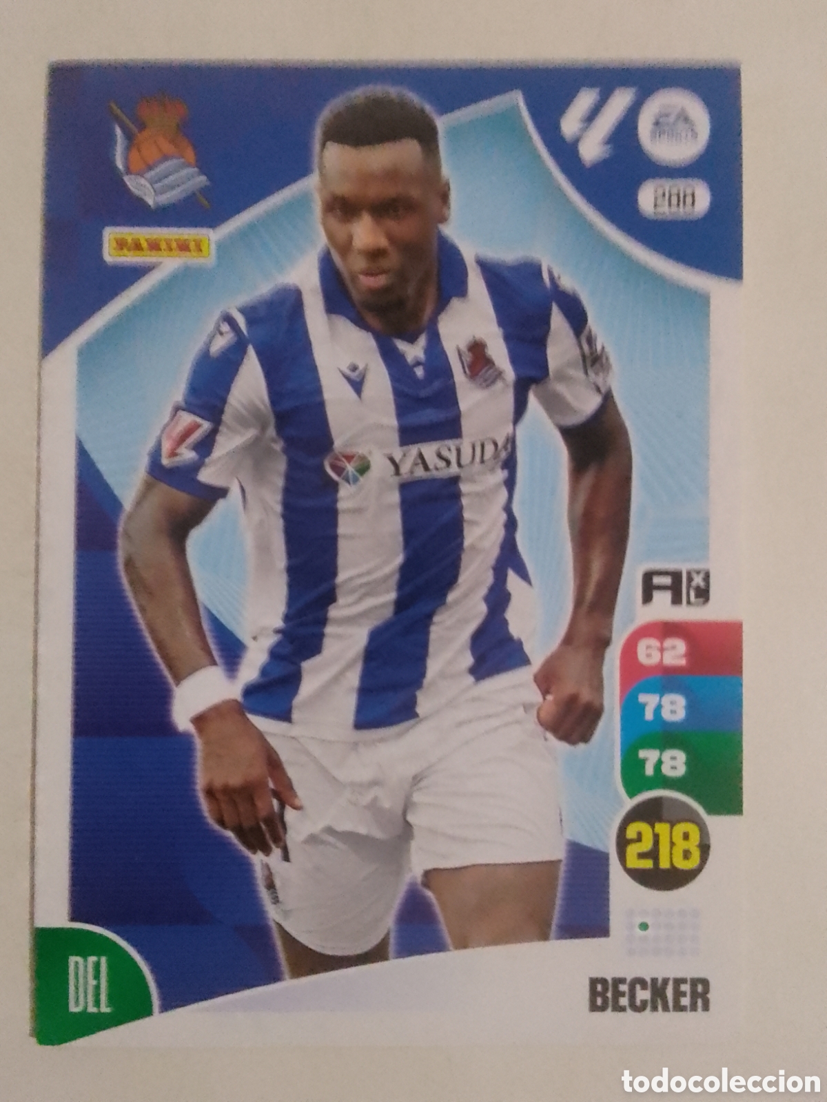 Cromos de F&uacute;tbol: Adrenalyn XL 2024-25 n&deg; 288 Becker &bull; Real Sociedad.