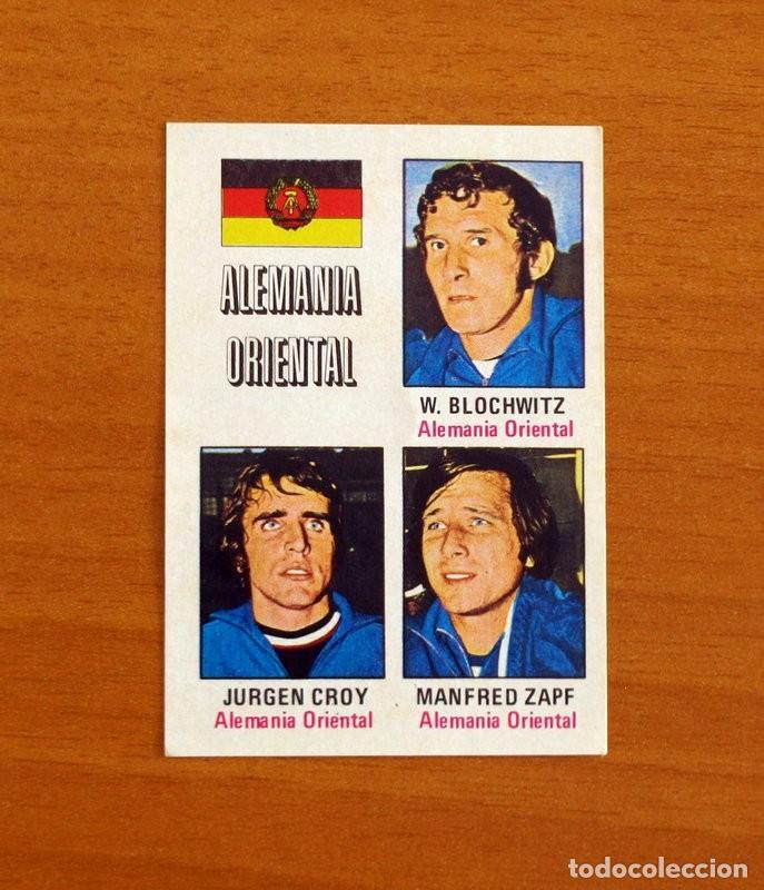 Cromos de F&uacute;tbol: Alemania Oriental n&ordm; 55 - Munich 74 - Editorial Fher 1974 - Nunca pegado