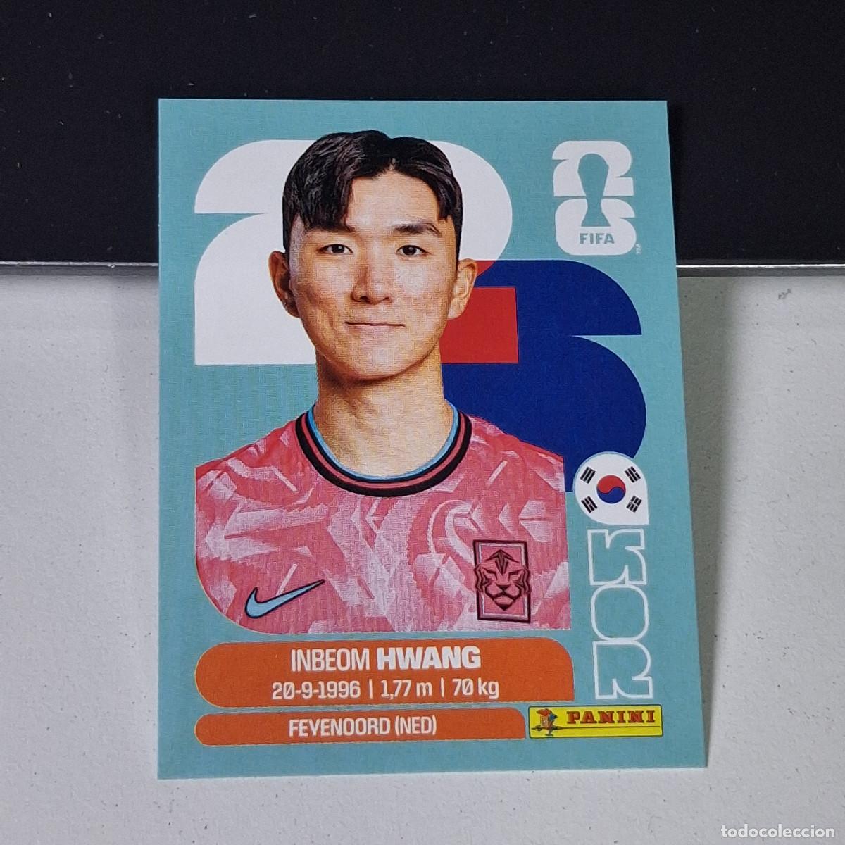 Cromos de F&uacute;tbol: A38 KOR11 IN-BEOM HWANG INBEOM 11 COREA DEL SUR KOR MUNDIAL FIFA WORLD CUP 2026 STICKER PANINI