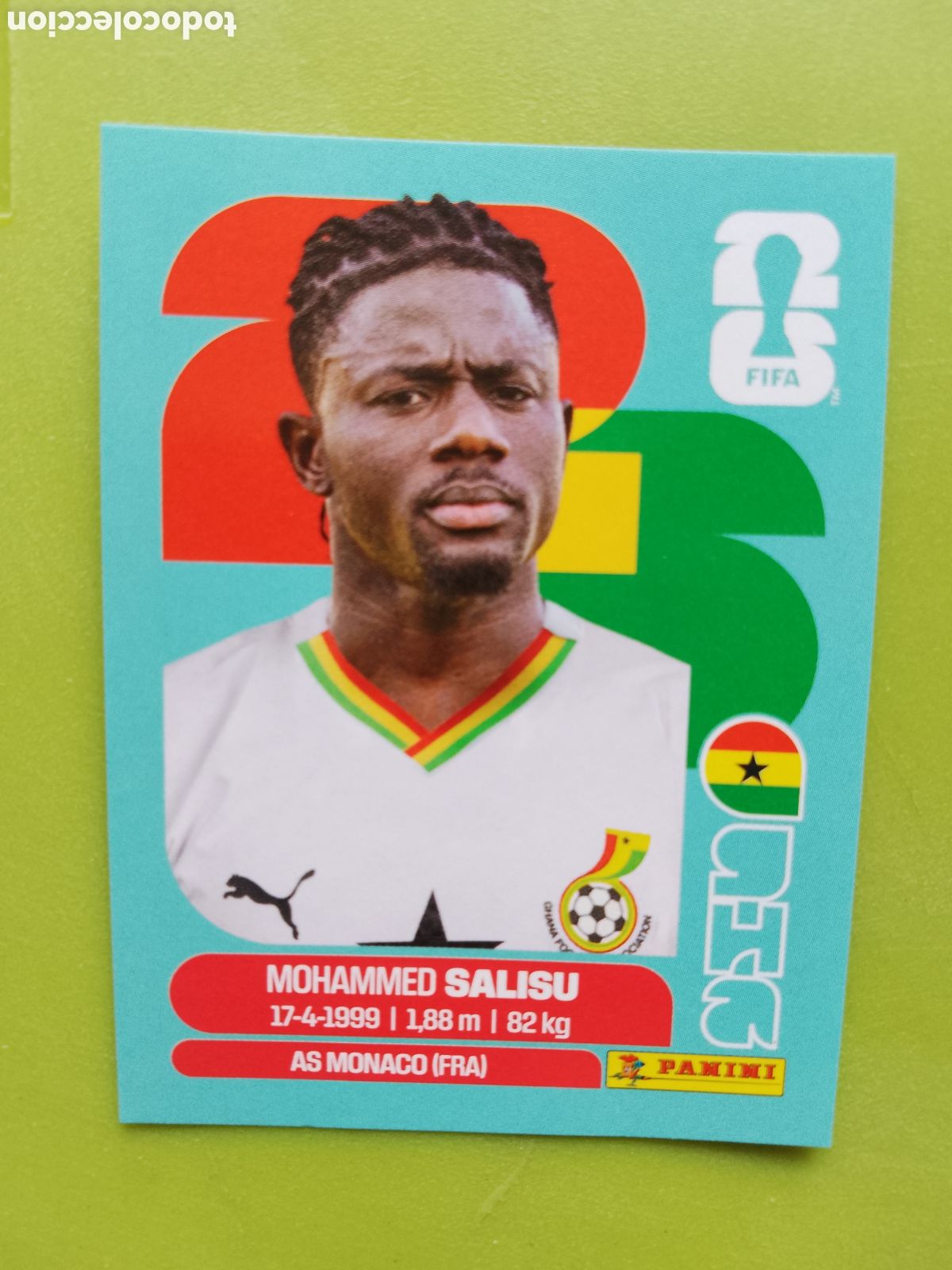 Cromos de F&uacute;tbol: GHA 4 MOHAMMED SALISU - GHANA -FIFA WORLD CUP 2026-MUNDIAL FUTBOL.STICKER PANINI GHA4