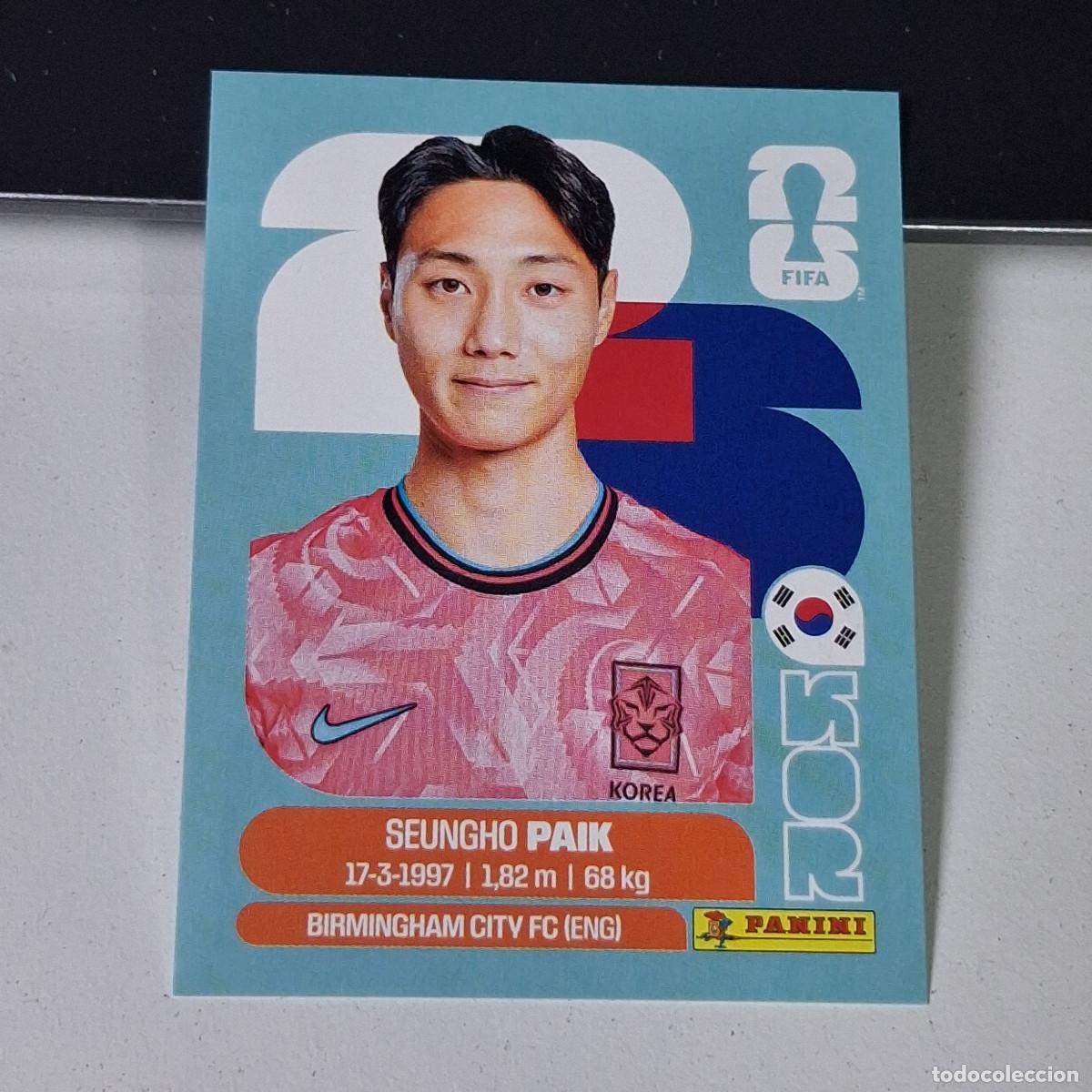 Cromos de F&uacute;tbol: A38 KOR14 SEUNG-HO PAIK SEUNGHO 14 COREA DEL SUR KOR MUNDIAL FIFA WORLD CUP 2026 STICKER PANINI