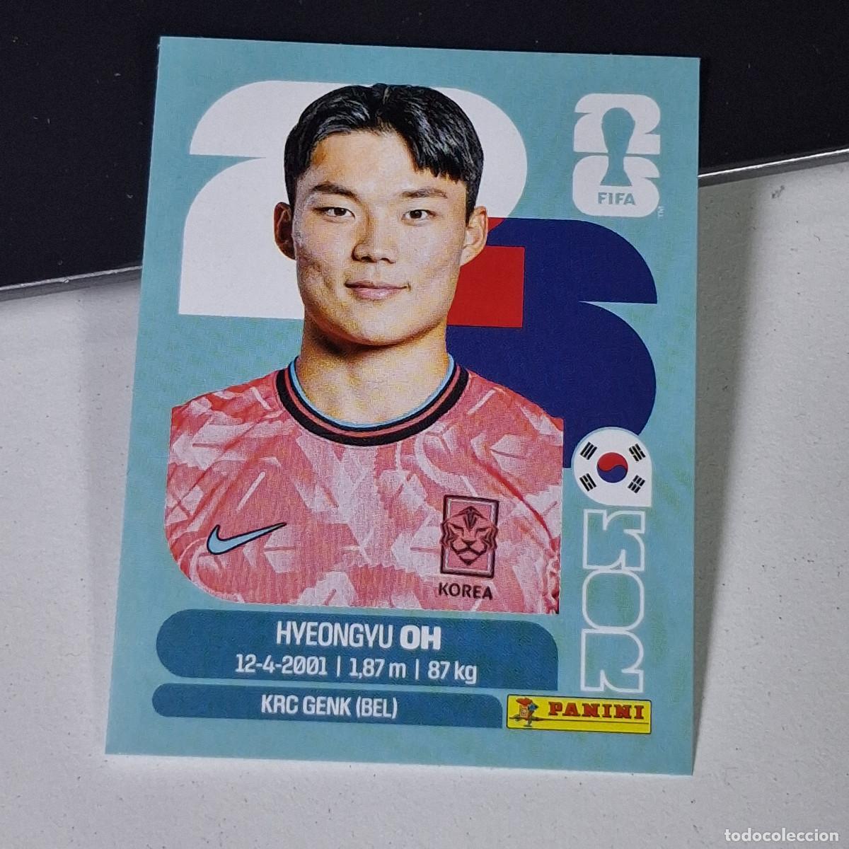 Cromos de F&uacute;tbol: A38 KOR20 HYEON-GYU HYEONGYU OH 20 COREA DEL SUR KOR MUNDIAL FIFA WORLD CUP 2026 STICKER PANINI