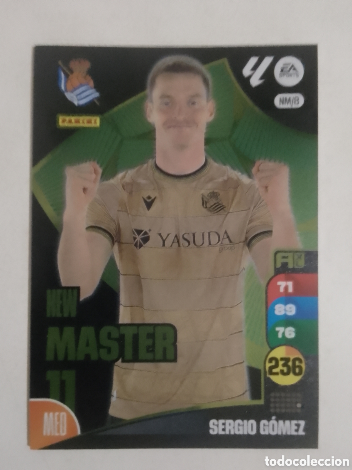 Cromos de F&uacute;tbol: Adrenalyn XL 2024-25 NM/8 Sergio G&oacute;mez &bull; Real Sociedad. NEW MASTER 11.