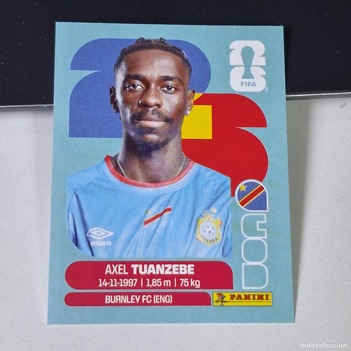 Cromos de F&uacute;tbol: A38 COD4 AXEL TUANZEBE 4 CONGO COD MUNDIAL FIFA WORLD CUP 2026 STICKER PANINI