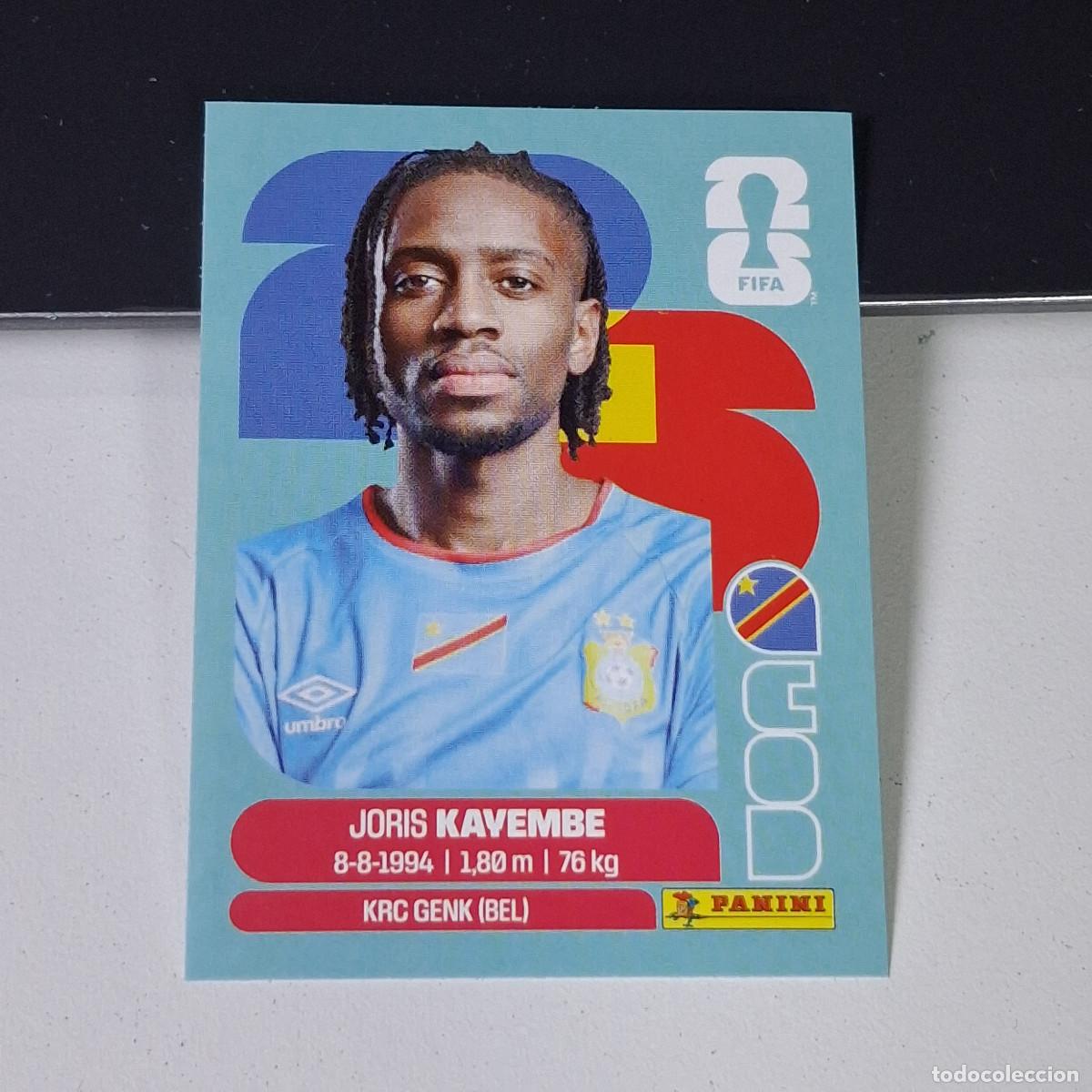 Cromos de F&uacute;tbol: A38 COD7 JORIS KAYEMBE 7 CONGO COD MUNDIAL FIFA WORLD CUP 2026 STICKER PANINI