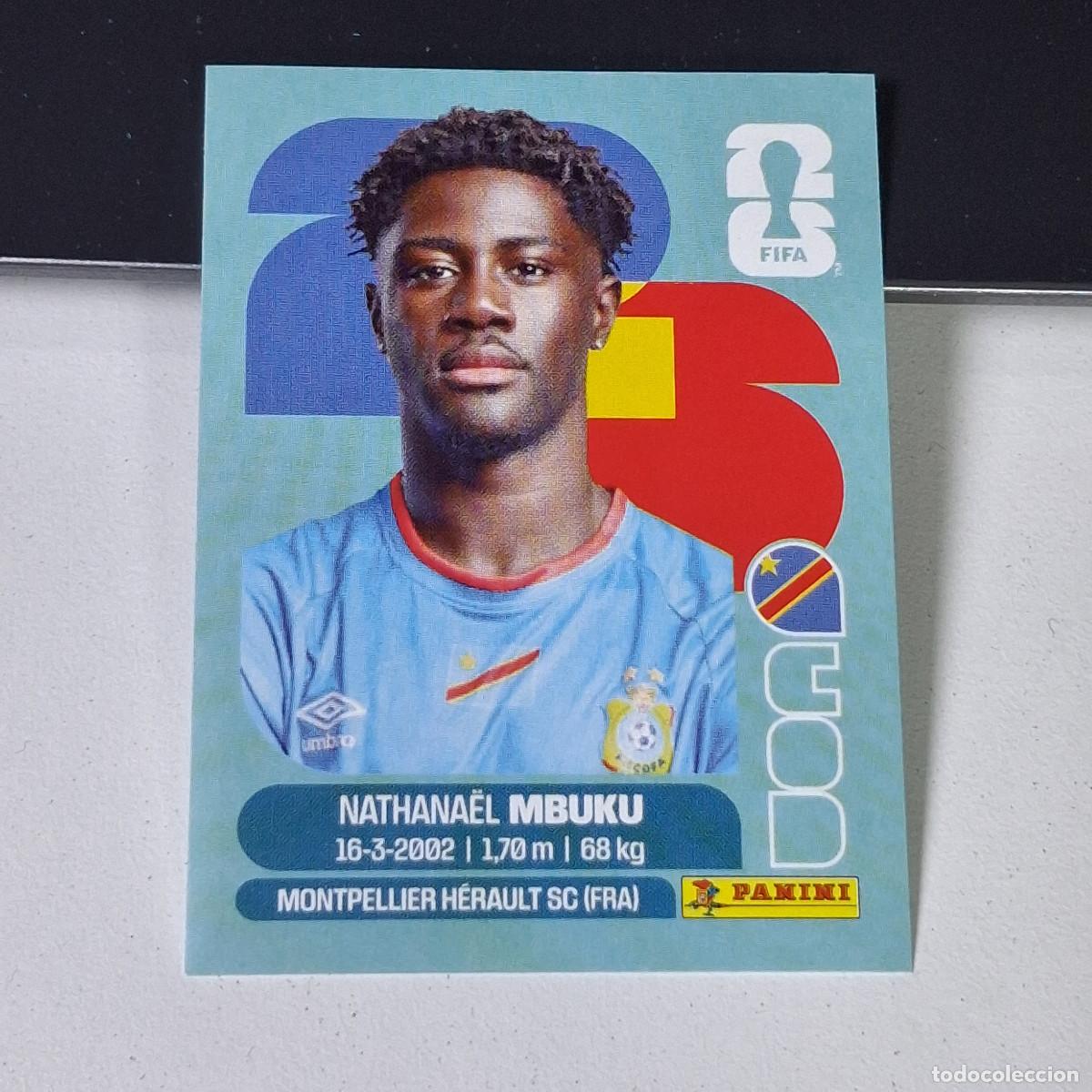 Fu&szlig;ball-Sticker: A38 COD20 NATHANA&Euml;L MBUKU 20 CONGO COD MUNDIAL FIFA WORLD CUP 2026 STICKER PANINI
