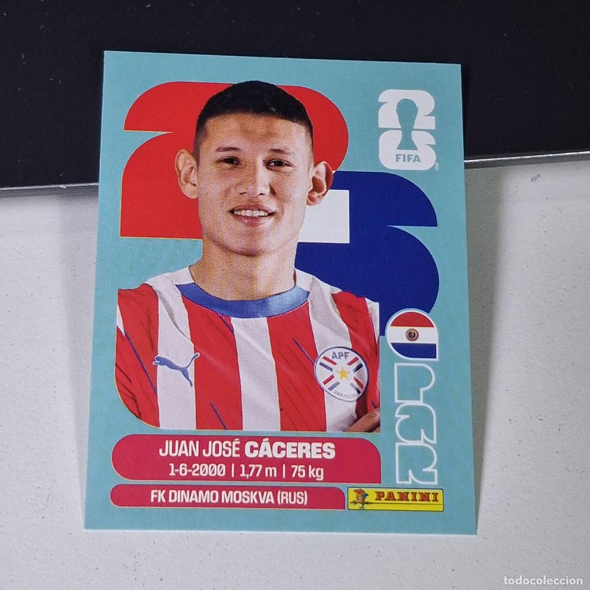 Cromos de F&uacute;tbol: A38 PAR6 JUAN JOS&Eacute; C&Aacute;CERES 6 PARAGUAY PAR MUNDIAL FIFA WORLD CUP 2026 STICKER PANINI