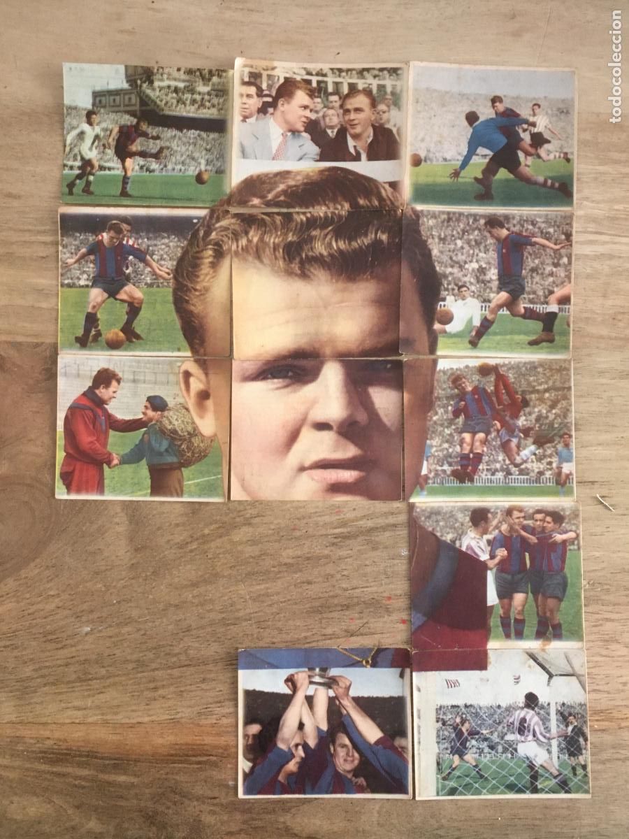 Cromos de F&uacute;tbol: kubala barcelona chocolates pi mosaico 12 cromos nunca pegados muy buen estado