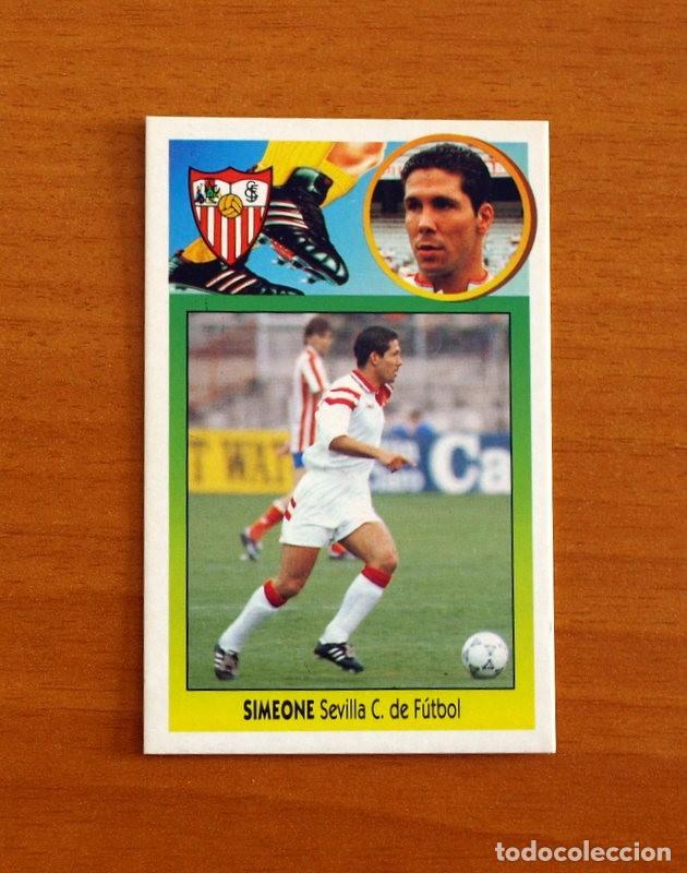 Cromos de F&uacute;tbol: Sevilla - Simeone - Ediciones Este Liga 1993-1994, 93-94 - De cart&oacute;n - Nunca Pegado