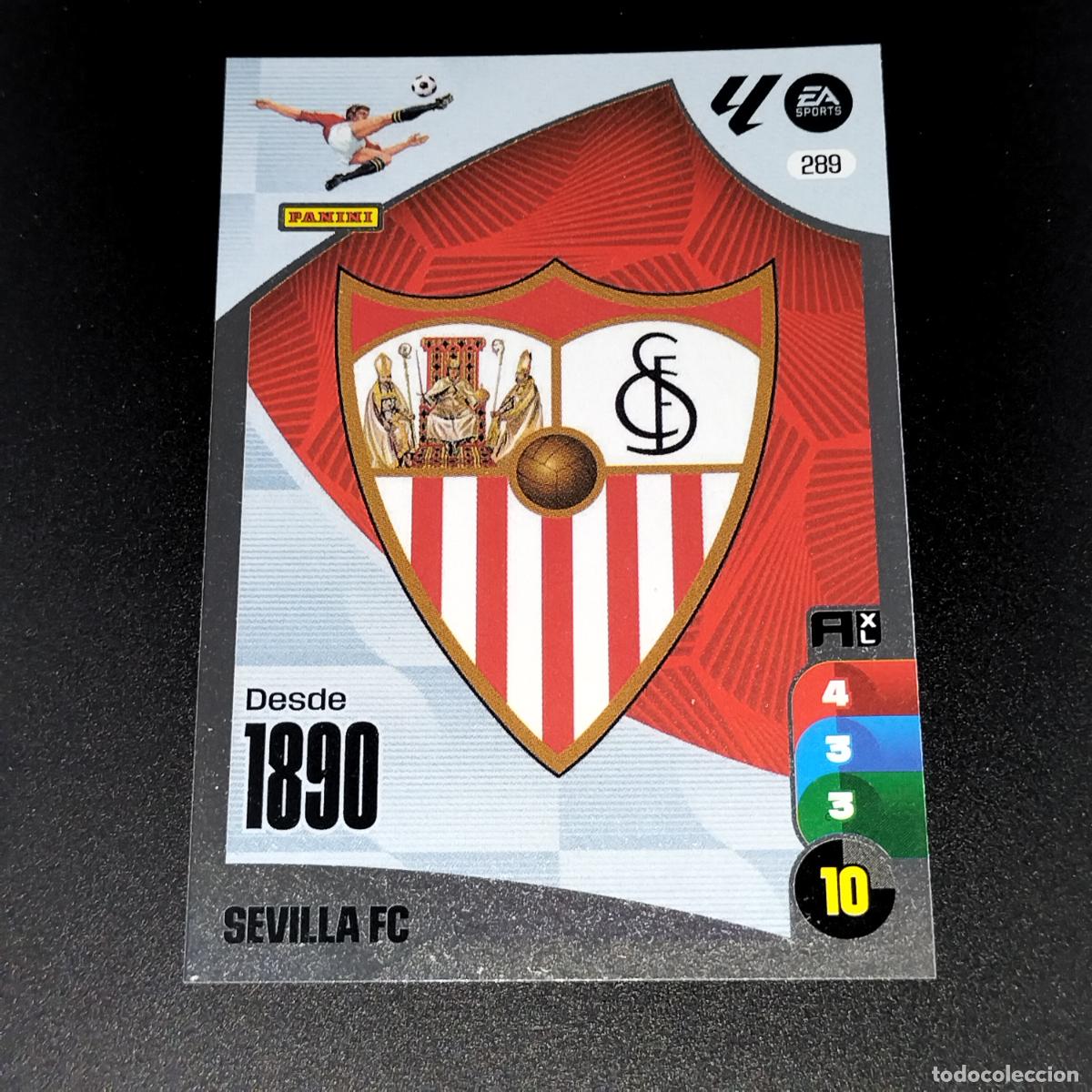Cromos de F&uacute;tbol: 289 ESCUDO LOGO SEVILLA CROMOS XL LALIGA CARD 2024 2025 24 25 PANINI
