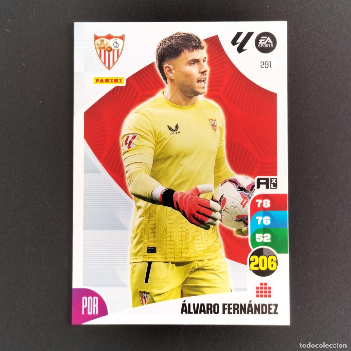 Cromos de F&uacute;tbol: 291 ALVARO FERNANDEZ SEVILLA CROMOS XL LALIGA CARD 2024 2025 24 25 PANINI