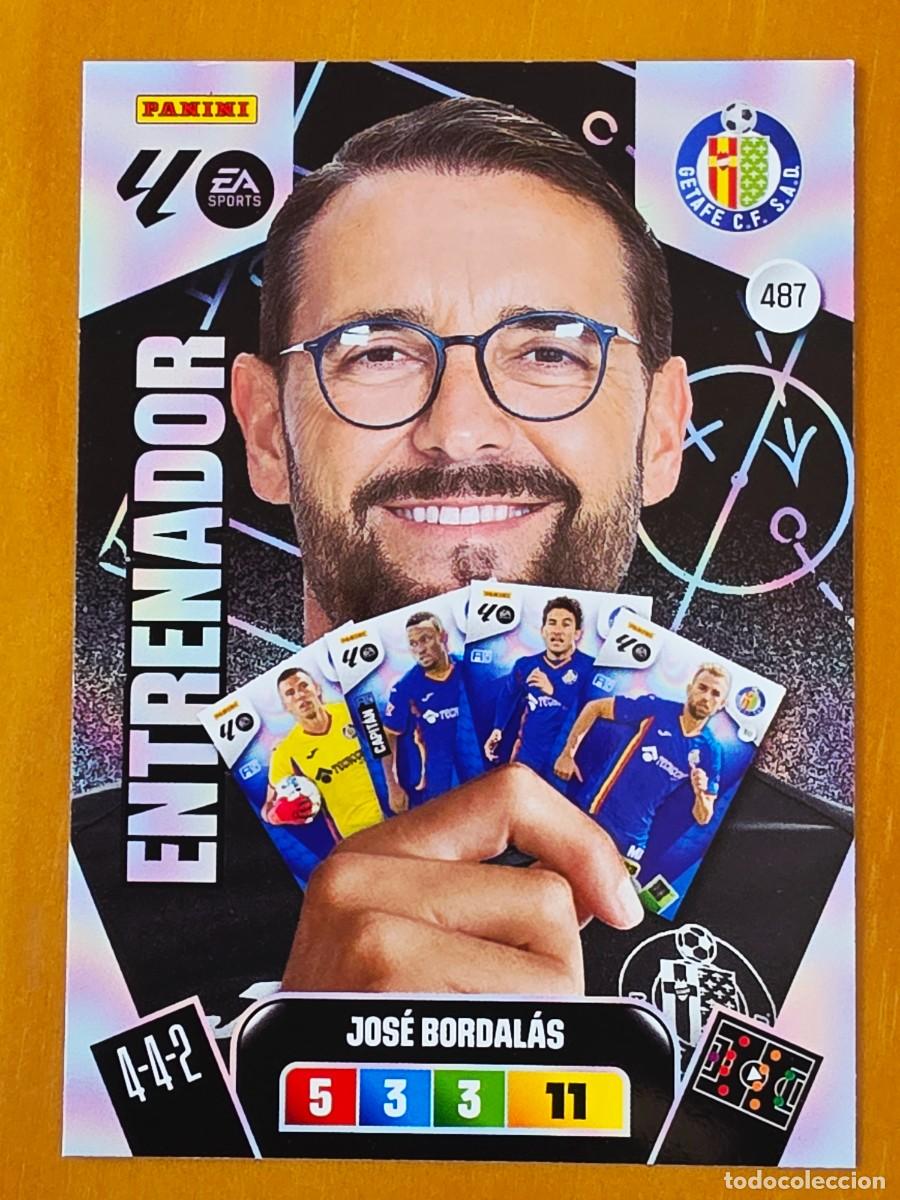 Cromos de F&uacute;tbol: 487 Jos&eacute; Bordal&aacute;s, Getafe CF, Entrenador, Panini Adrenalyn XL Liga 2025 2026 25 26