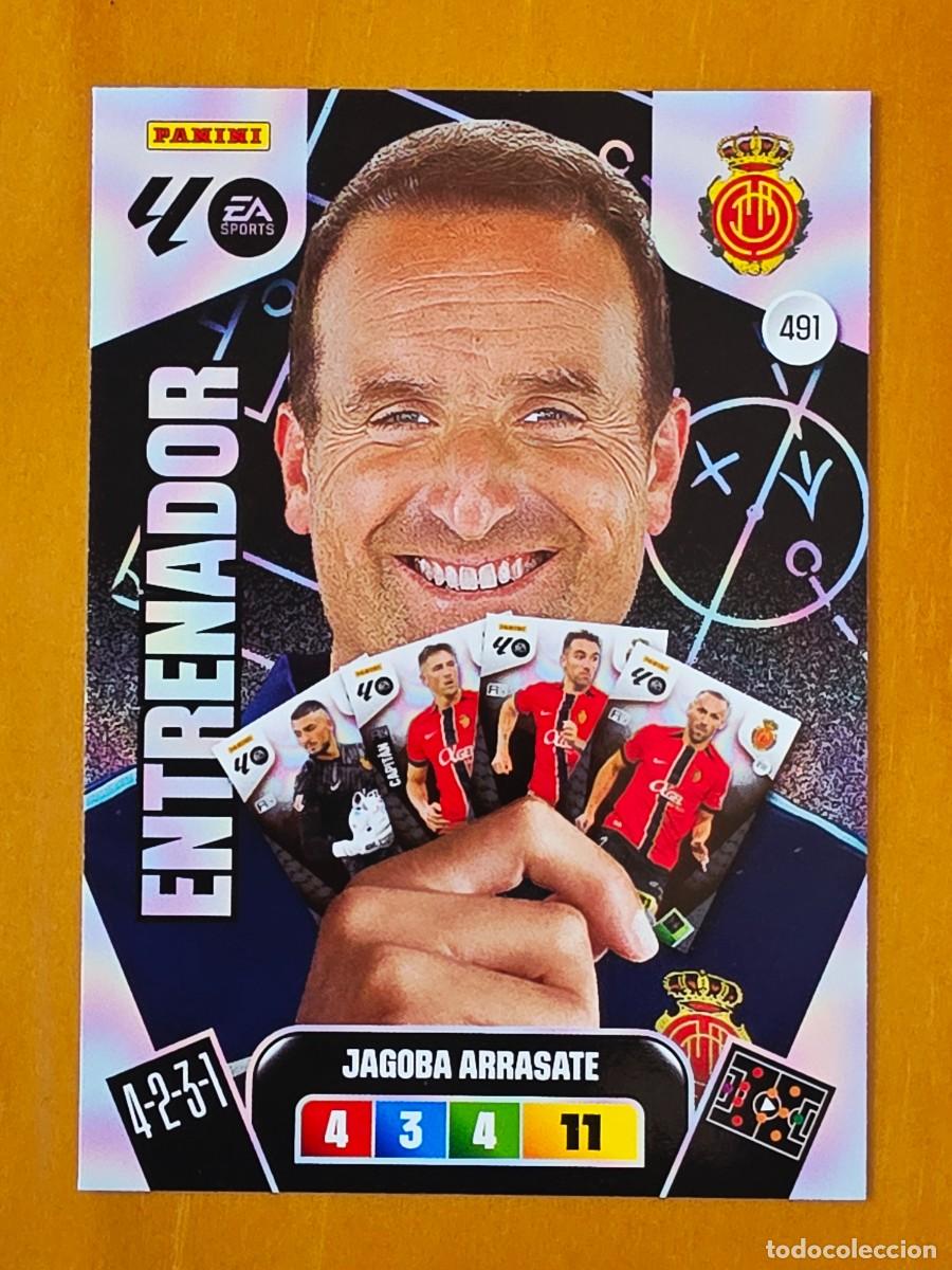 Cromos de F&uacute;tbol: 491 Jagoba Arrasate, RCD Mallorca, Entrenador, Panini Adrenalyn XL Liga 2025 2026 25 26