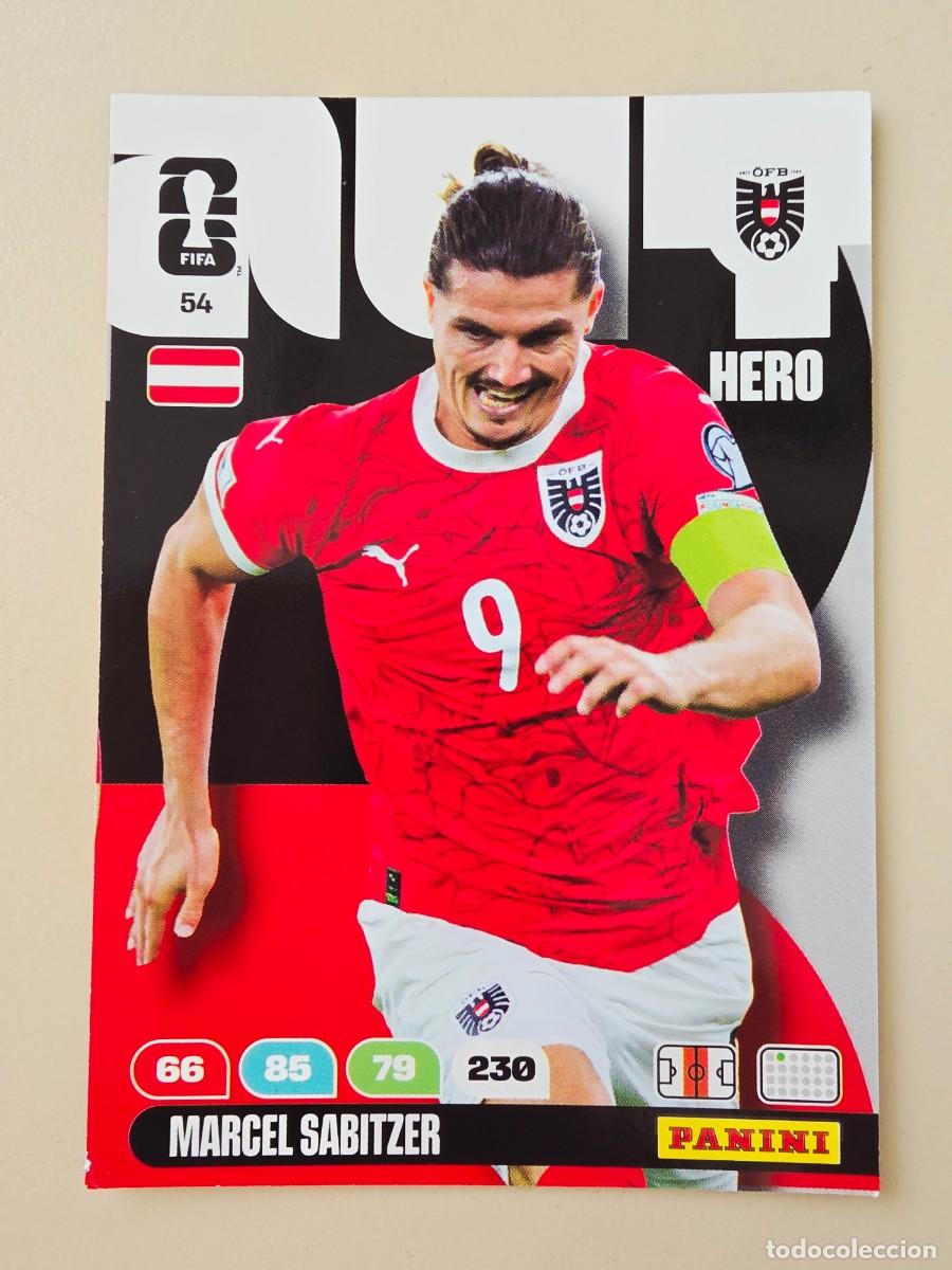 Fu&szlig;ball-Sticker: 54 Marcel Sabitzer, Hero, Austria, Adrenalyn XL Fifa World Cup 2026 Mundial 26