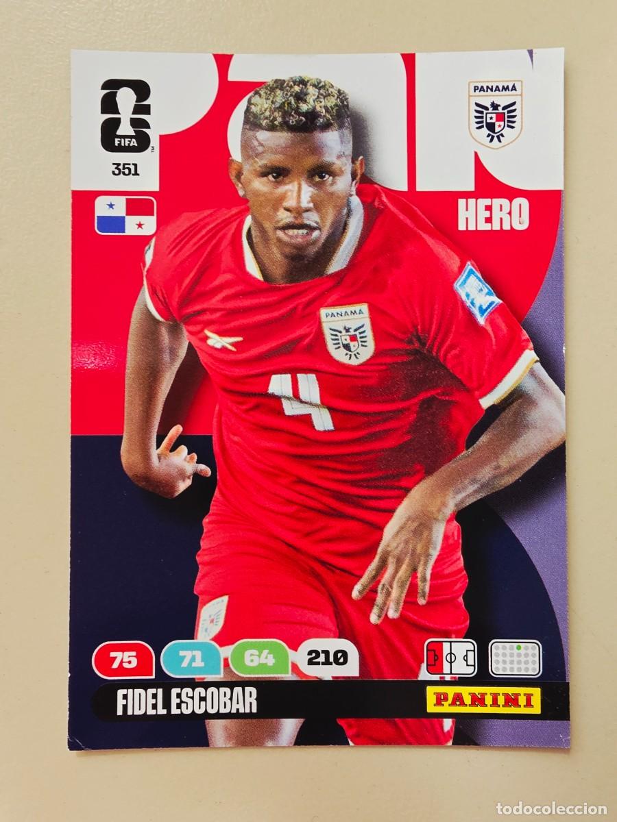 Fu&szlig;ball-Sticker: 351 Fidel Escobar, Hero, Panam&aacute;, Adrenalyn XL Fifa World Cup 2026 Mundial 26