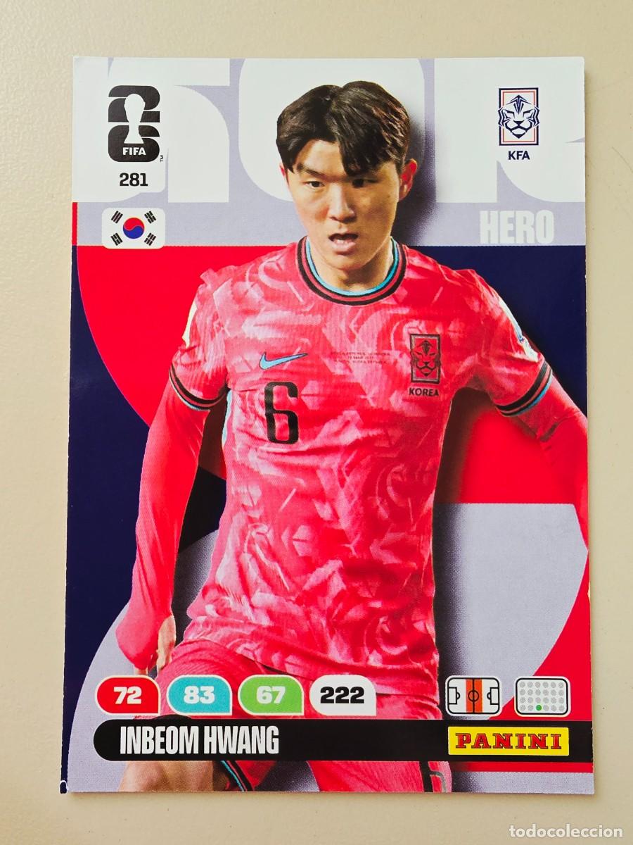 Cromos de F&uacute;tbol: 281 Inbeom Hwang, Hero, Corea del Sur, Adrenalyn XL Fifa World Cup 2026 Mundial 26