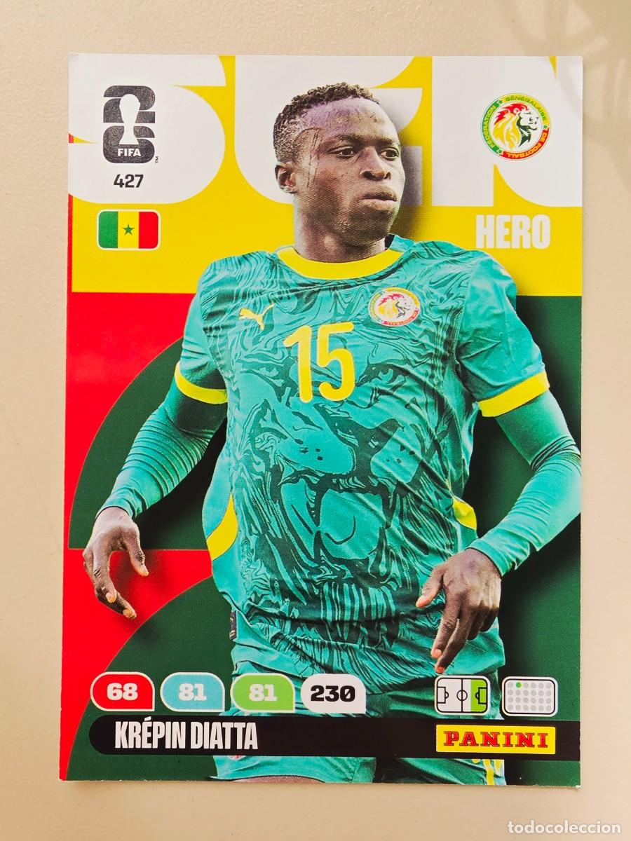 Cromos de F&uacute;tbol: 427 Kr&eacute;pin Diatta, Hero, Senegal, Adrenalyn XL Fifa World Cup 2026 Mundial 26
