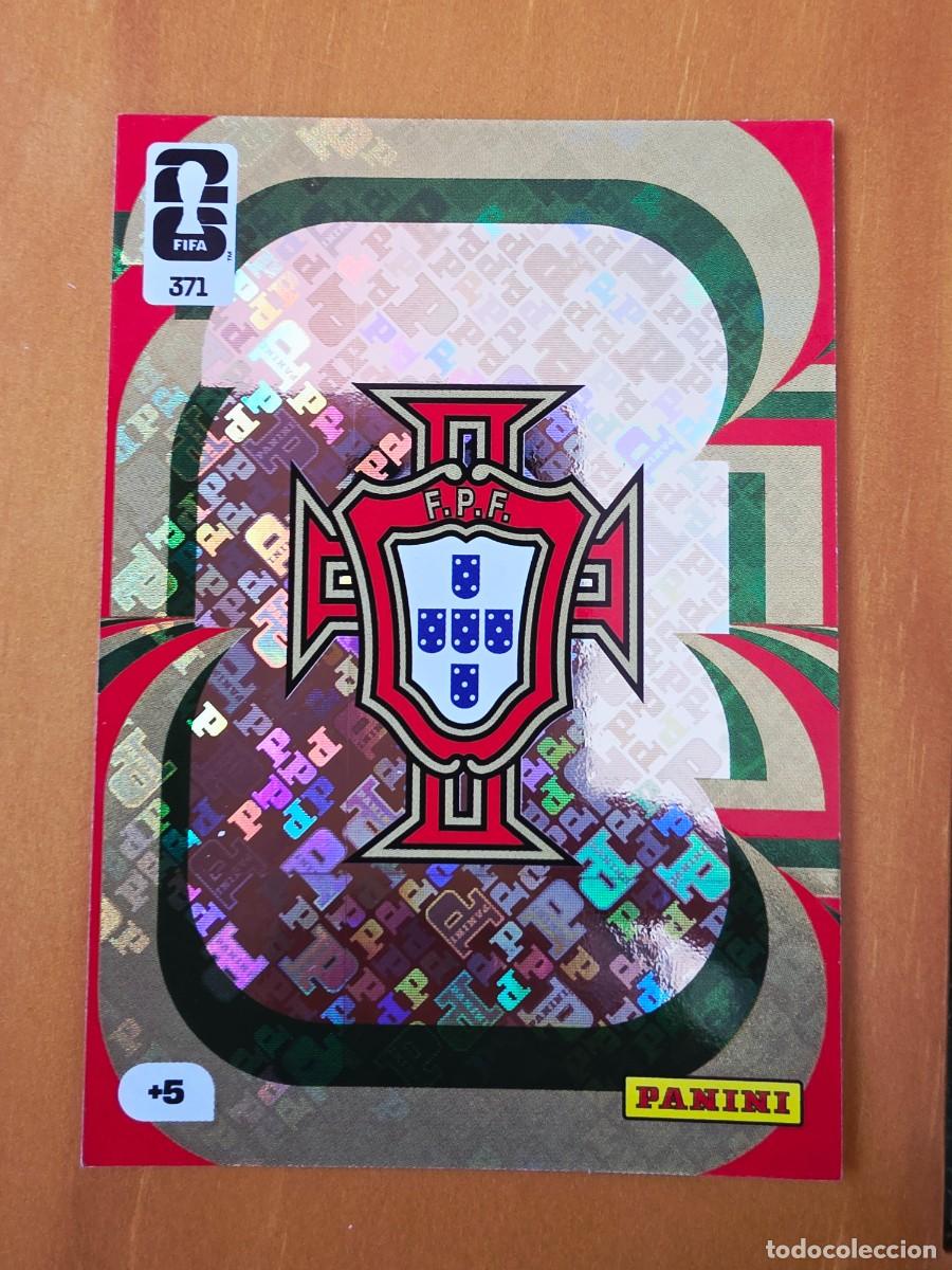 Cromos de F&uacute;tbol: 371 Escudo Logo Portugal, Adrenalyn XL Fifa World Cup 2026 Mundial 26