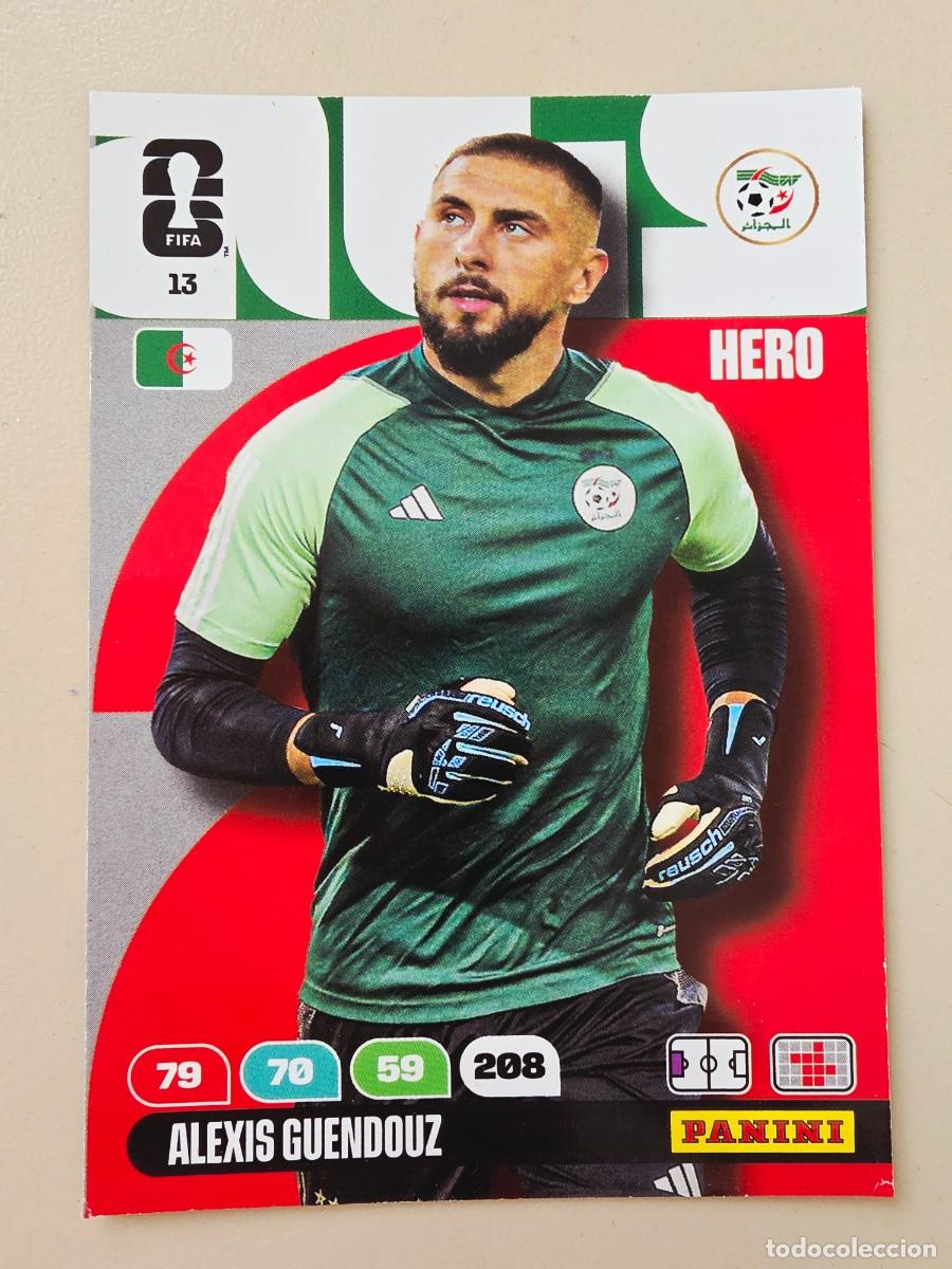Cromos de F&uacute;tbol: 13 Alexis Guendouz, Hero, Argelia, Adrenalyn XL Fifa World Cup 2026 Mundial 26